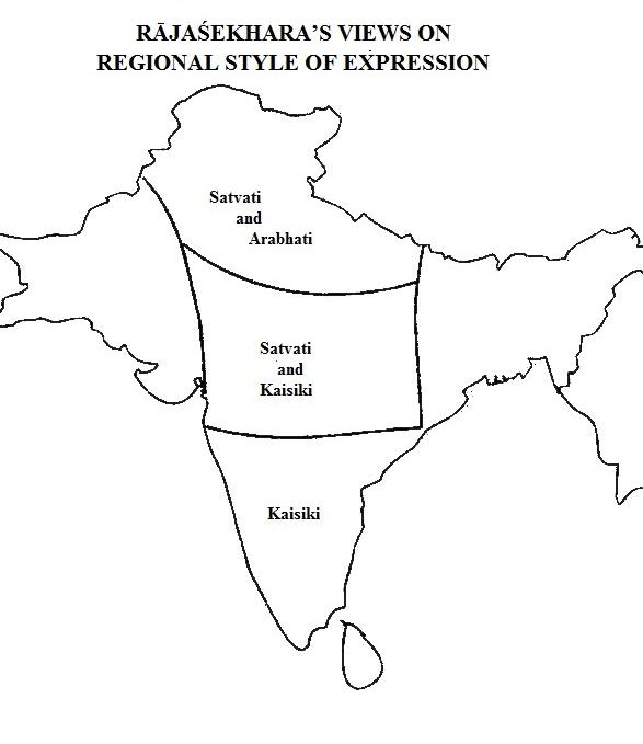 Rajashekhara view on Regional style of Expression