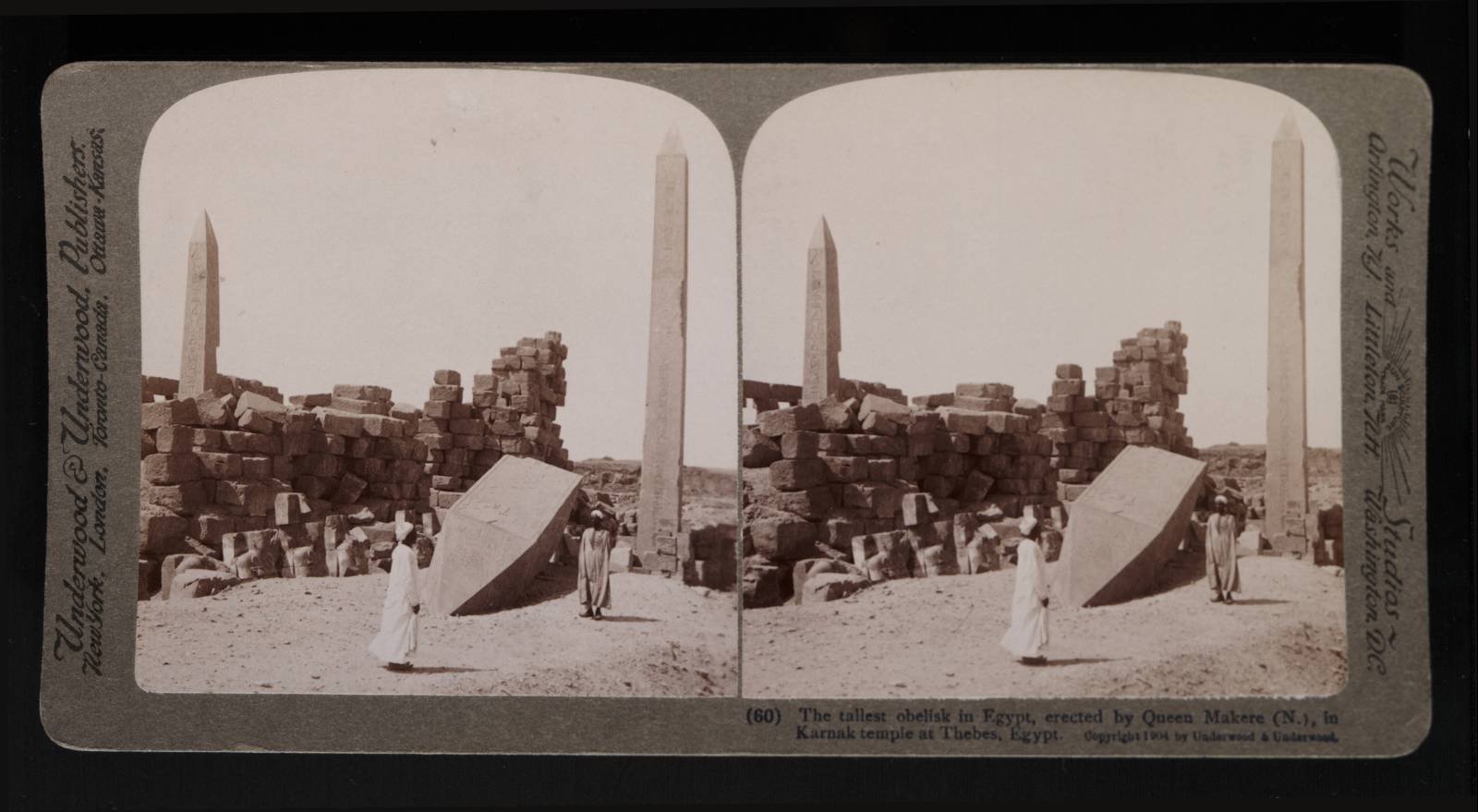 The Tallest Obelisk In Egypt, Erected By Queen Makere (hatshepsut) In