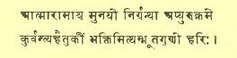 Sanskrit Text