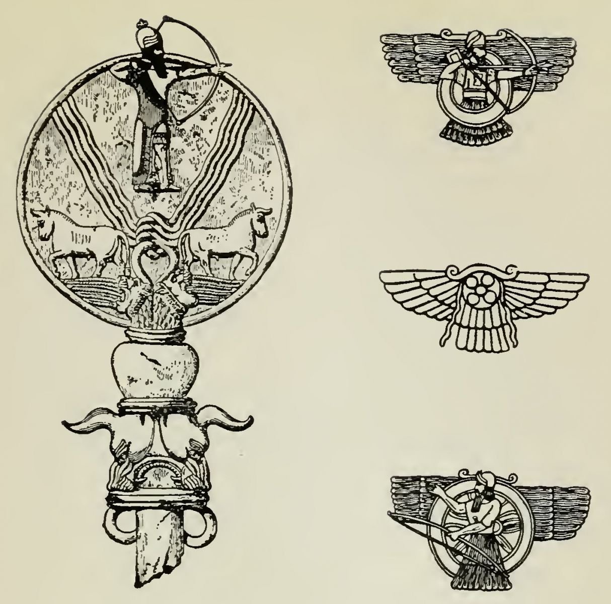 Fig. 1. Symbols of the God Ashur 