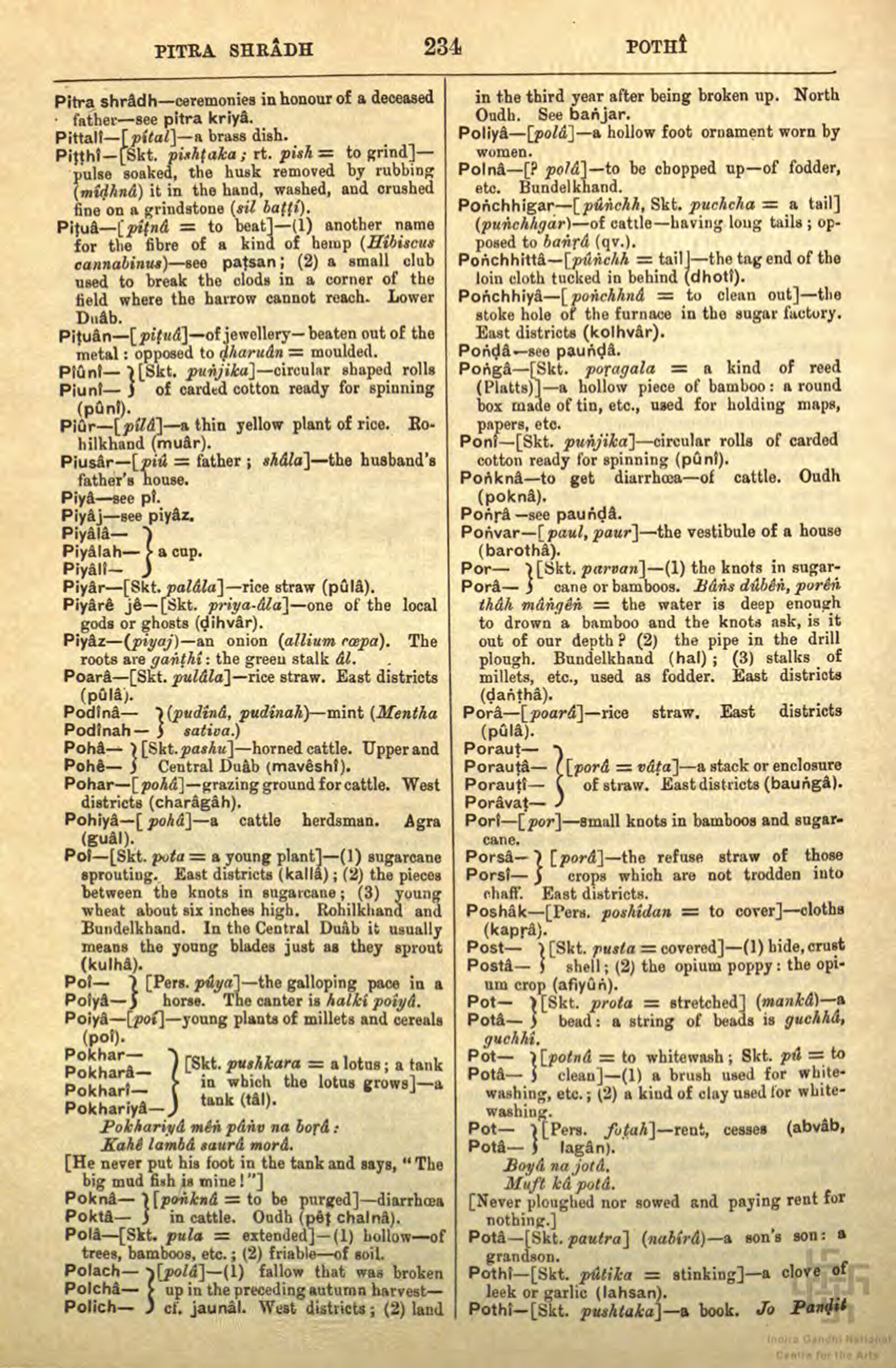 Rural and Architectural Glossary (pages) [page 244]
