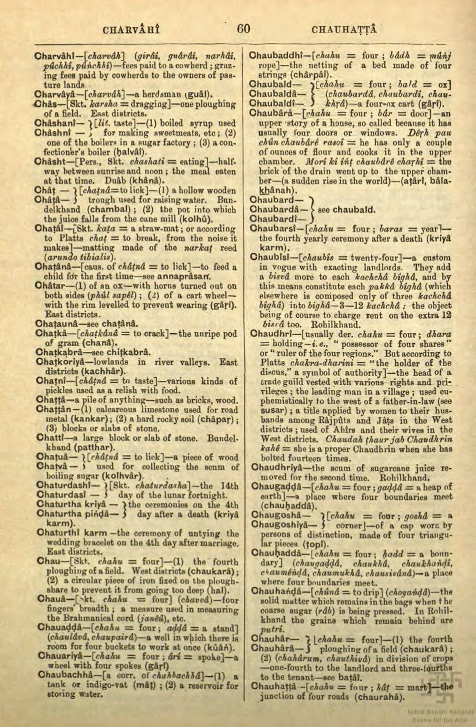 Rural and Architectural Glossary (pages) [page 70]