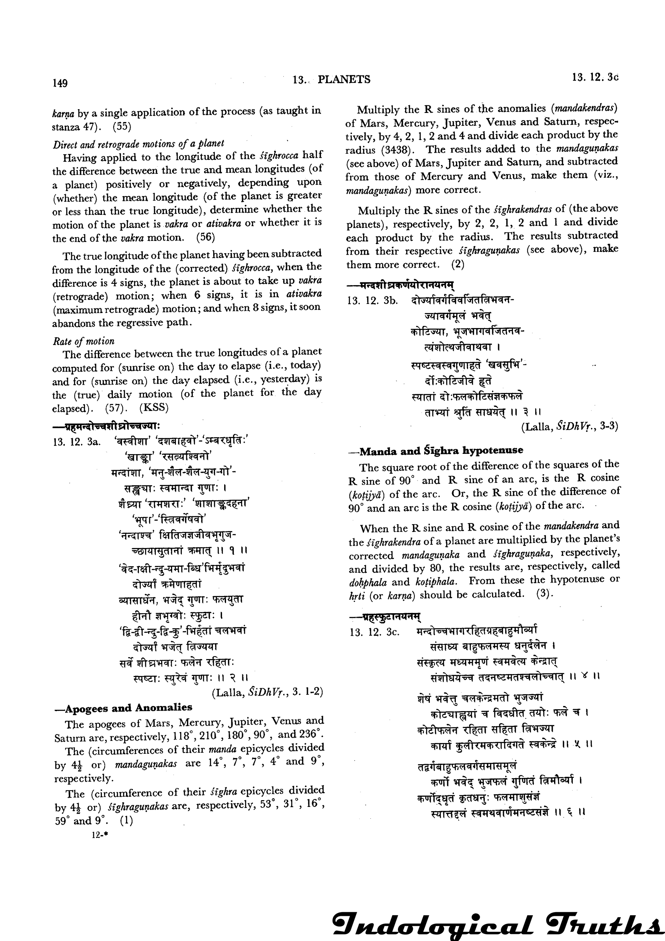 Page 193 of: Indian Astronomy (a source book)