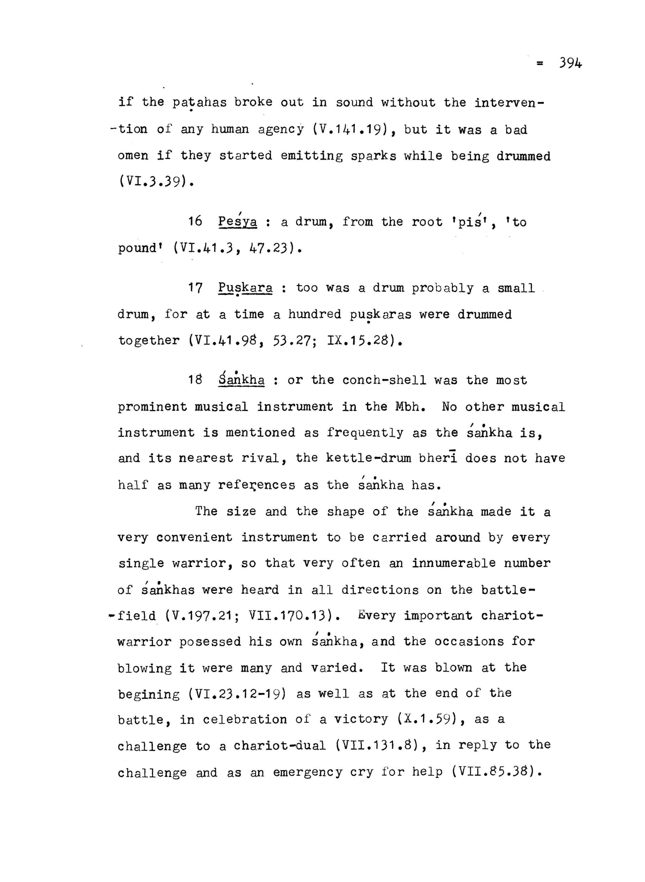 Musical Instruments in the Mahabharata [Chapter 11] [page 9]