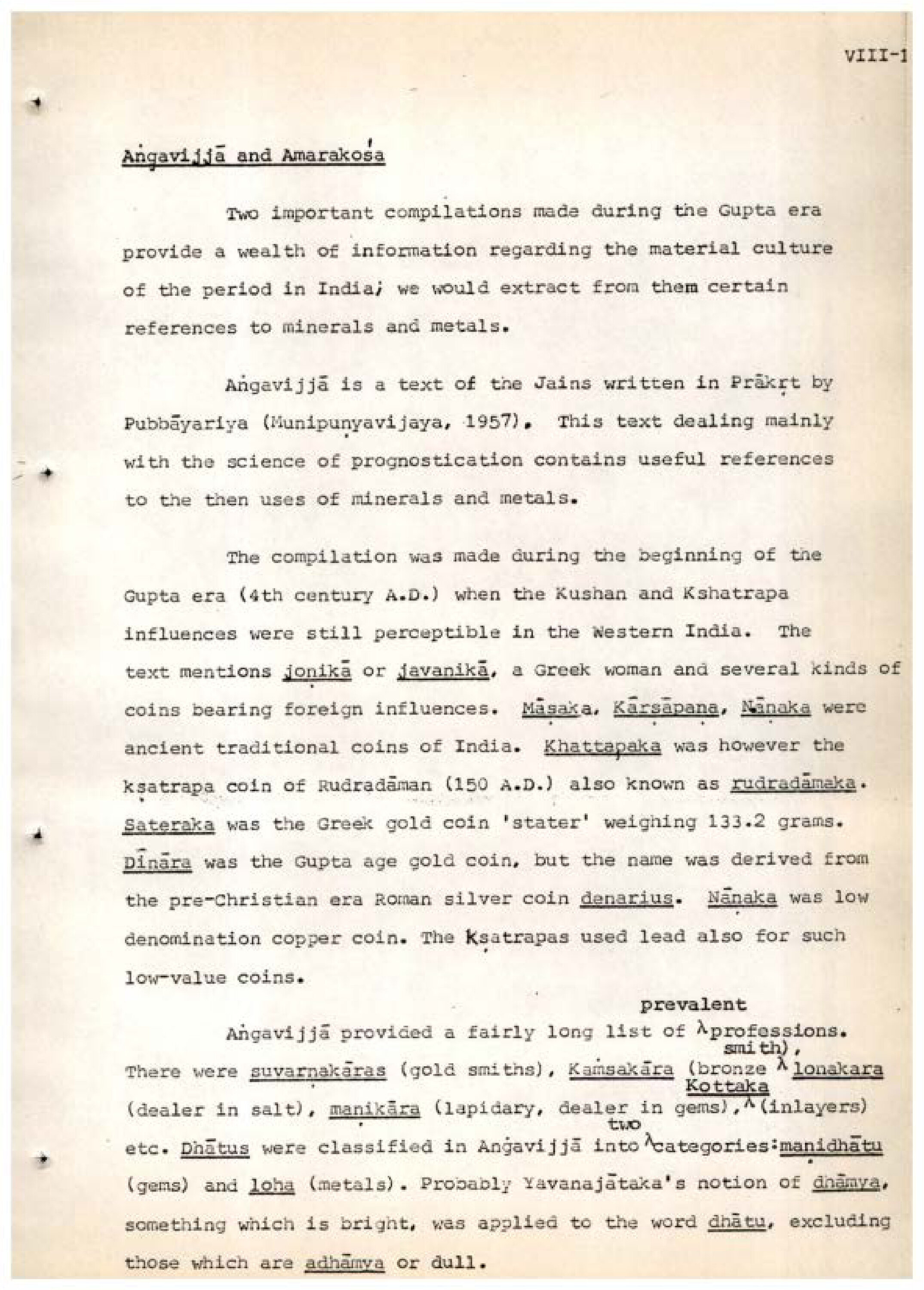 Non-gem Minerals and Metals in Rasa-shastra [Chapter 8] [page 17]