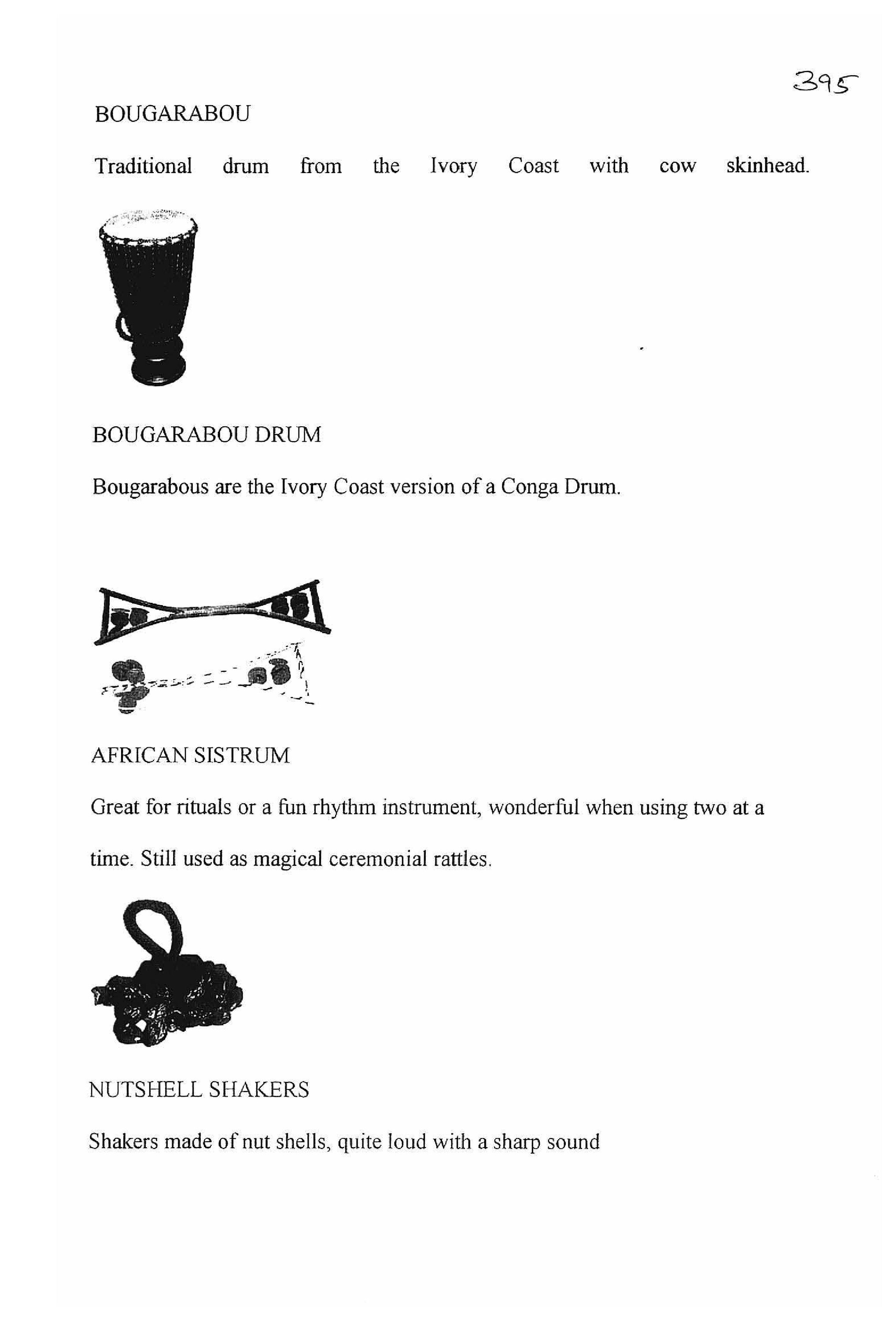 List of plates: Stringed Instruments [Appendix 1] [page 109]