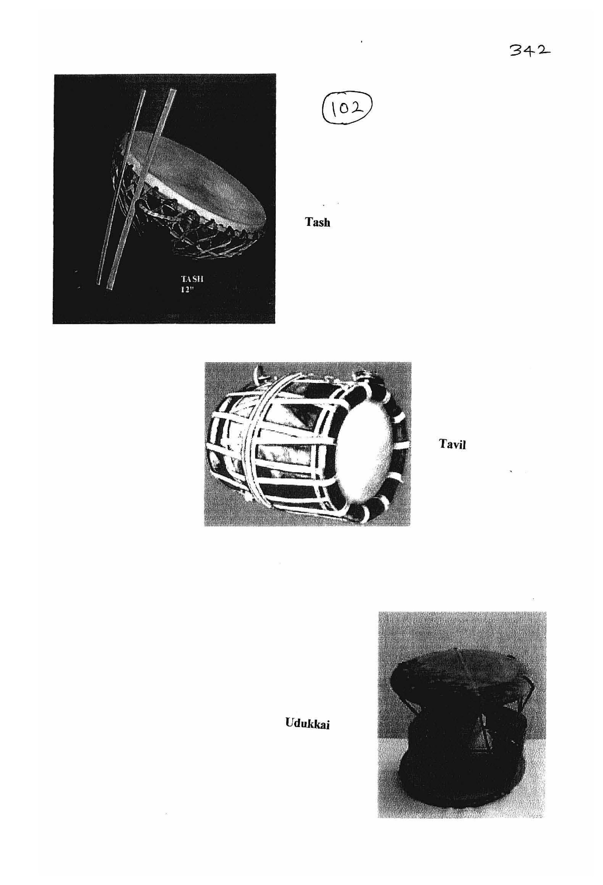 List of plates: Stringed Instruments [Appendix 1] [page 52]