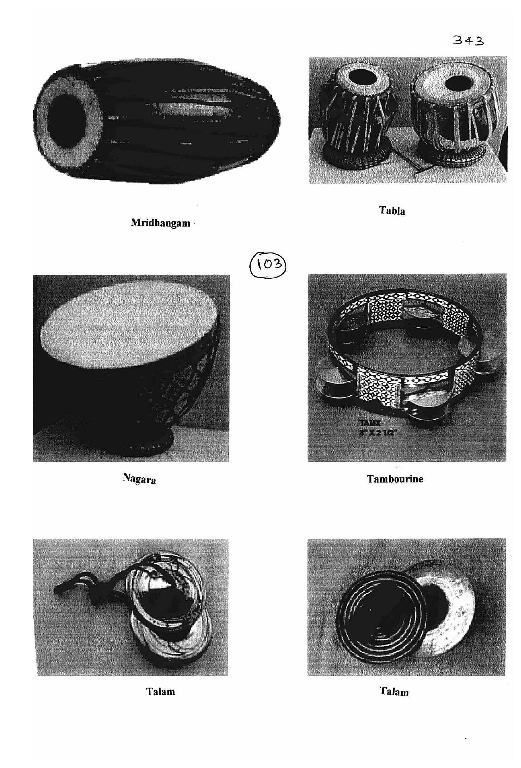 List of plates: Stringed Instruments [Appendix 1] [page 53]