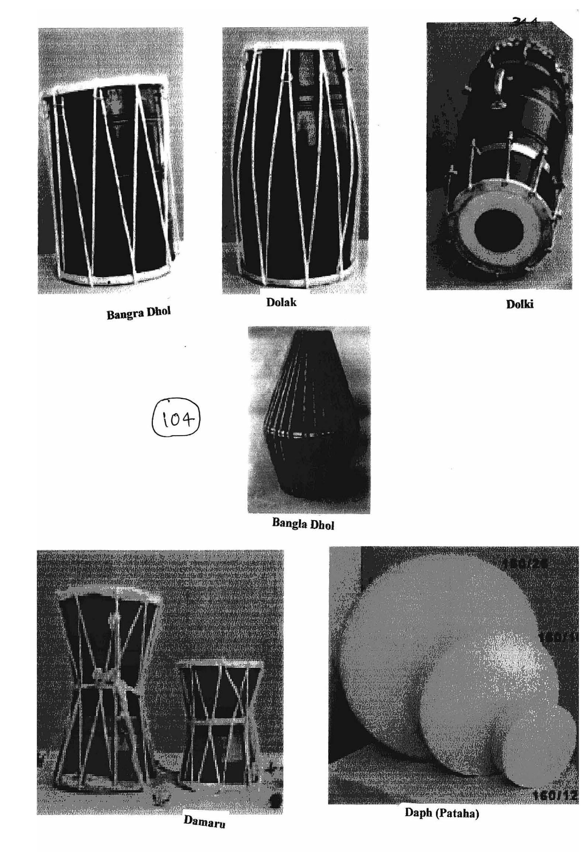 List of plates: Stringed Instruments [Appendix 1] [page 54]