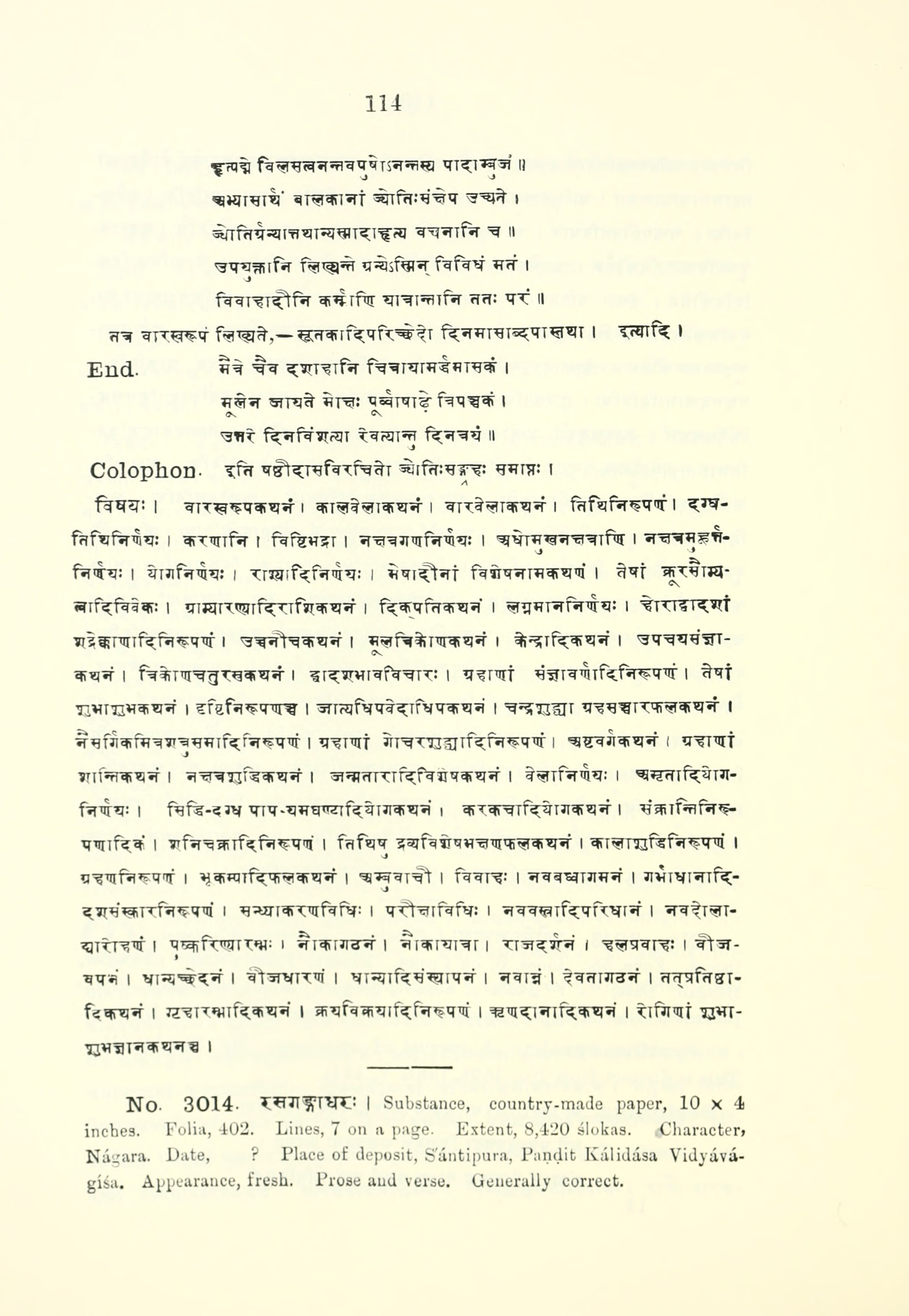 Volume 9 (1888) [page 150]: Notices of Sanskrit Manuscripts