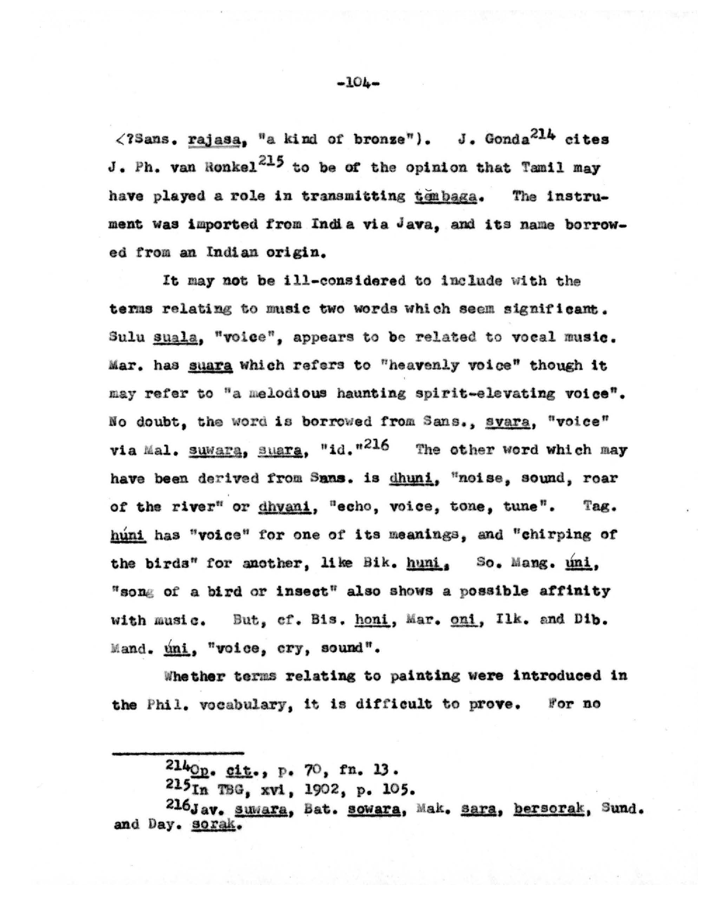 Sanskrit in the Philippine languages [Chapter 1] [page 106]