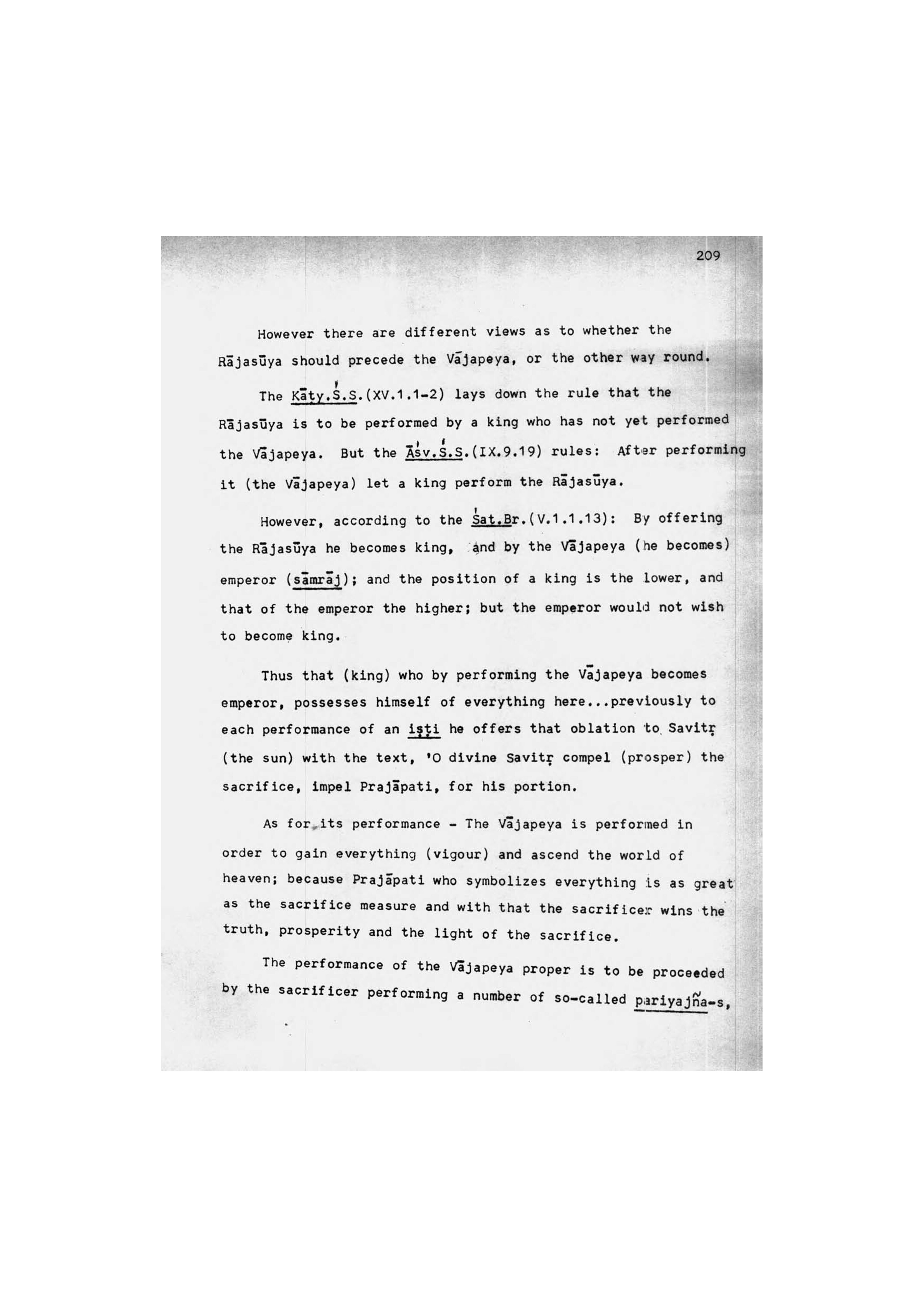 Ritual Drinks in the Vedic sacrificial ceremonies [Chapter 3] [page 92]