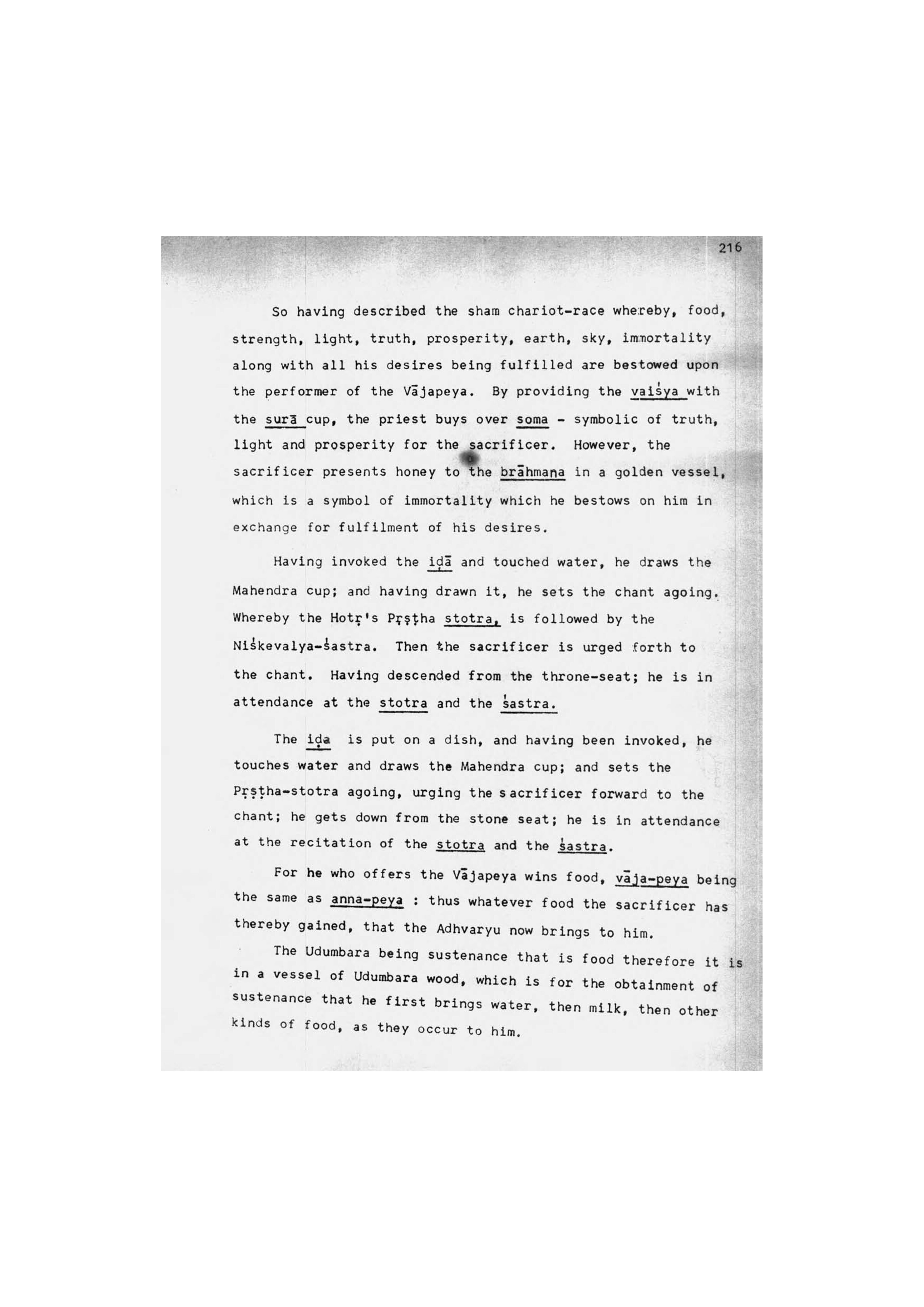 Ritual Drinks in the Vedic sacrificial ceremonies [Chapter 3] [page 99]