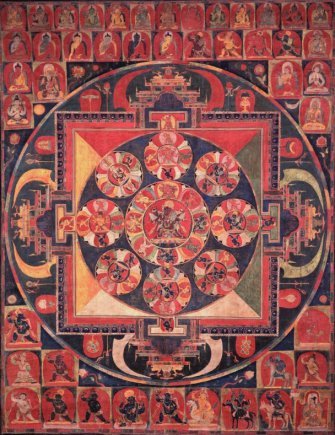Figure 2.30: The mandala of Che mchog Heruka [Tibetan ritual objects]