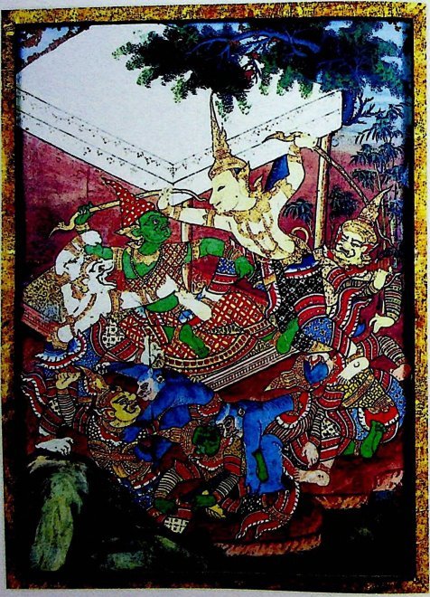 Ramakien Paintings in Wat Suthat [Photo gallery]