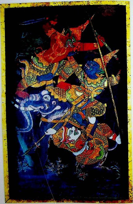 Ramakien Paintings in Wat Suthat [Photo gallery]