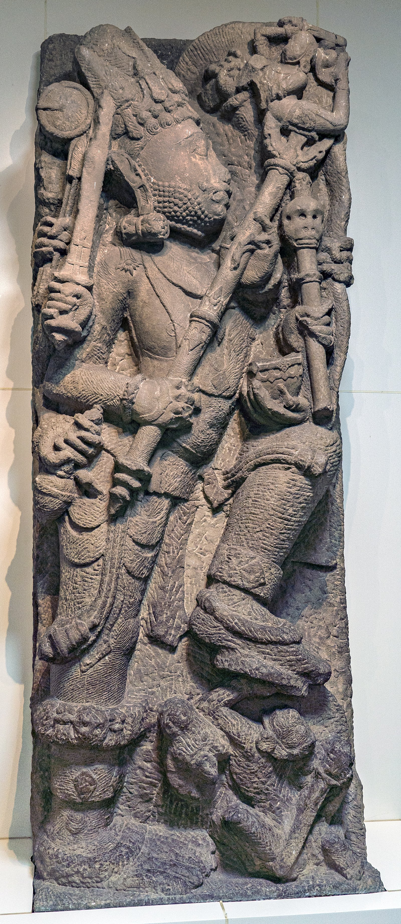 Sculpture of Shiva killing Andhaka (10th century) [Archaeological ...