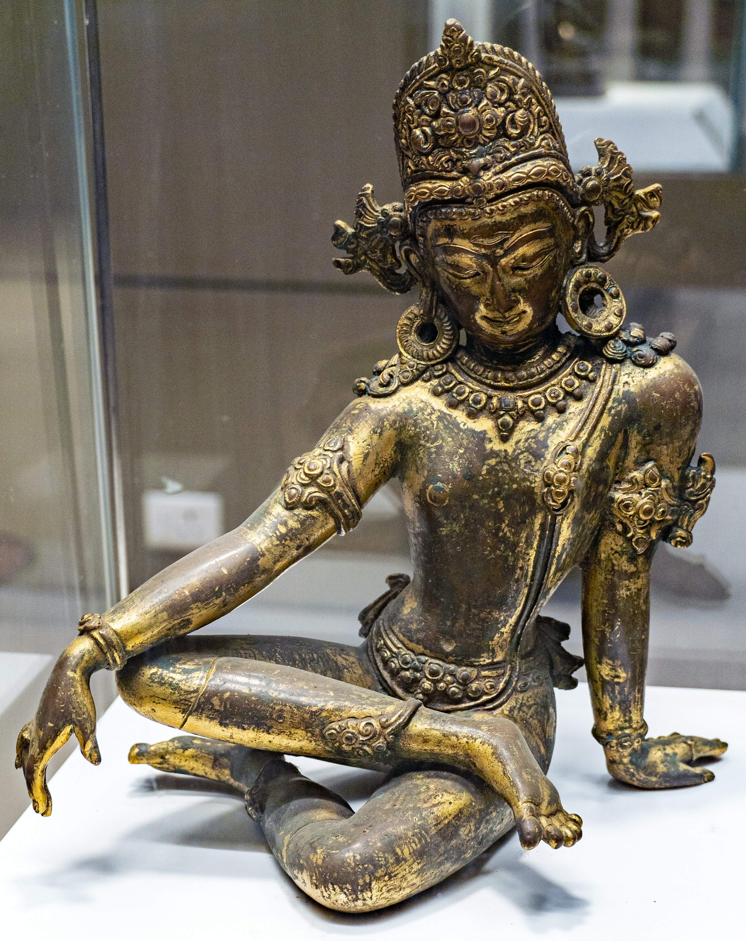 Sculpture of Indra (15th century) [New Delhi Museum—Bronze images]