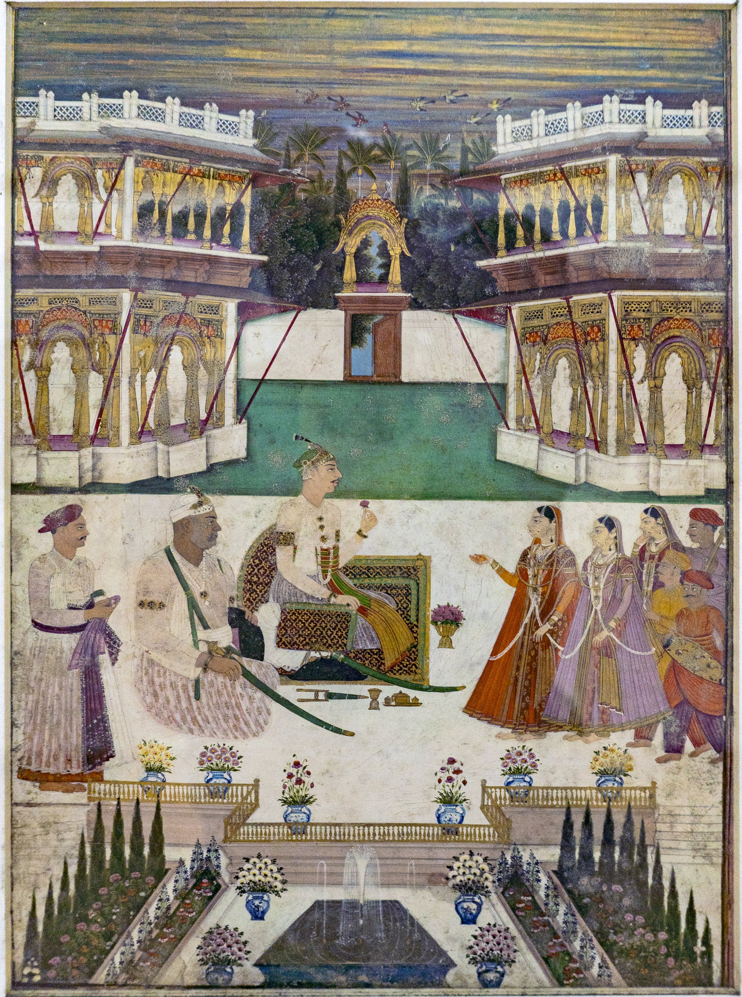 Painting of a Sultan [New Delhi Museum—Paintings]