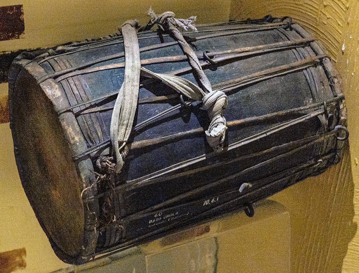 Traditional Bada Dhola Drum [Odisha State Museum—Musical instruments]