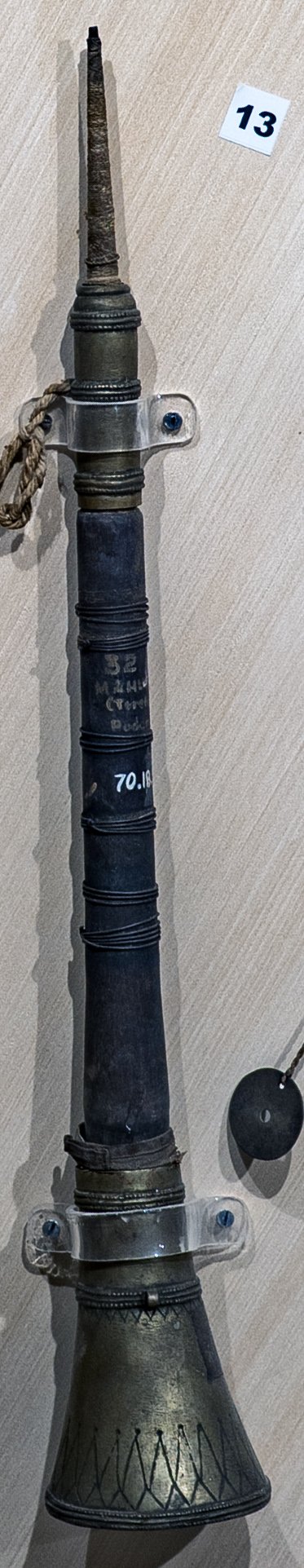 Taditional Terete Trumpet [Odisha State Museum—Musical instruments]