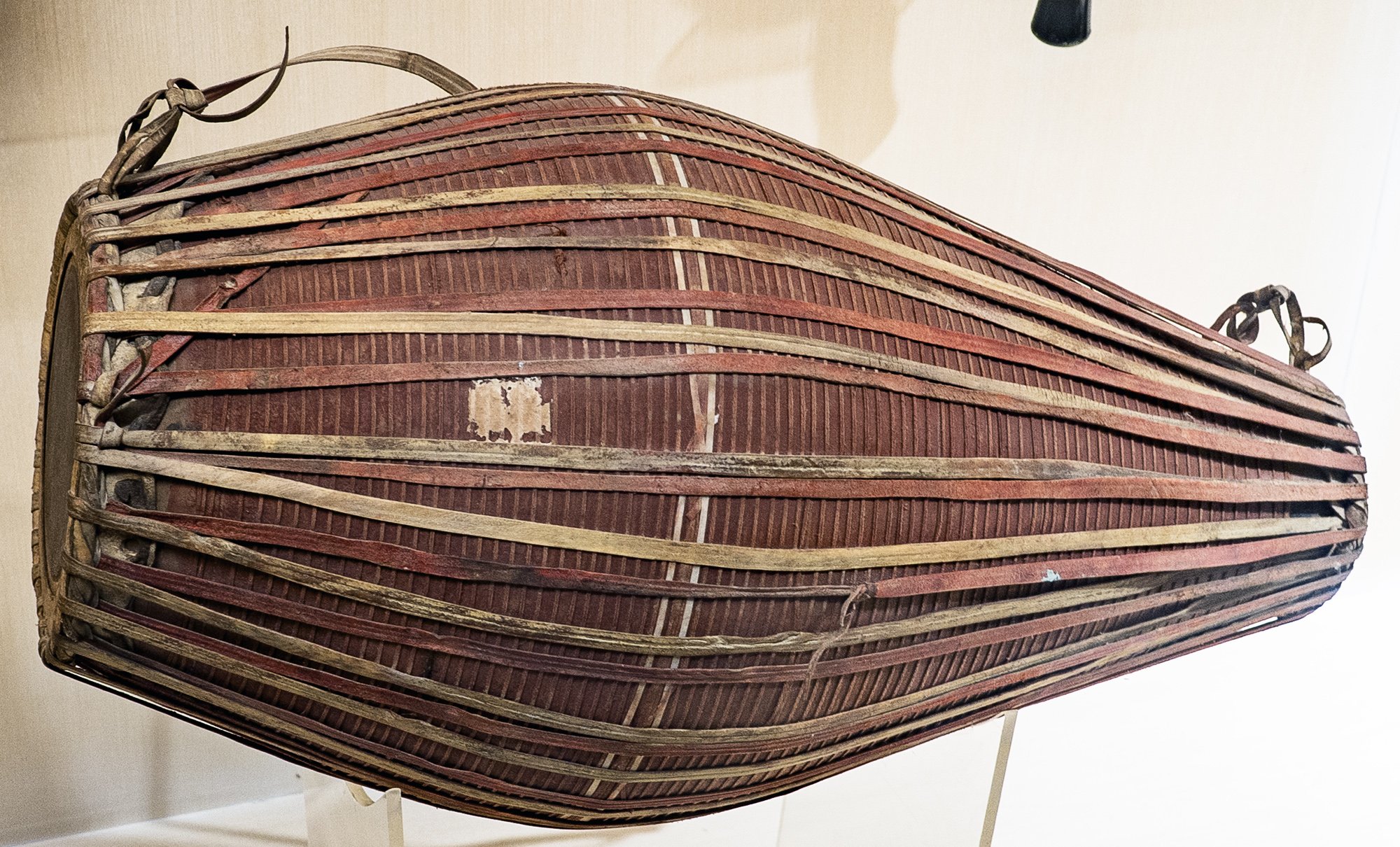 Mrudang Drum (musical instrument) [Odisha State Museum—Musical instruments]