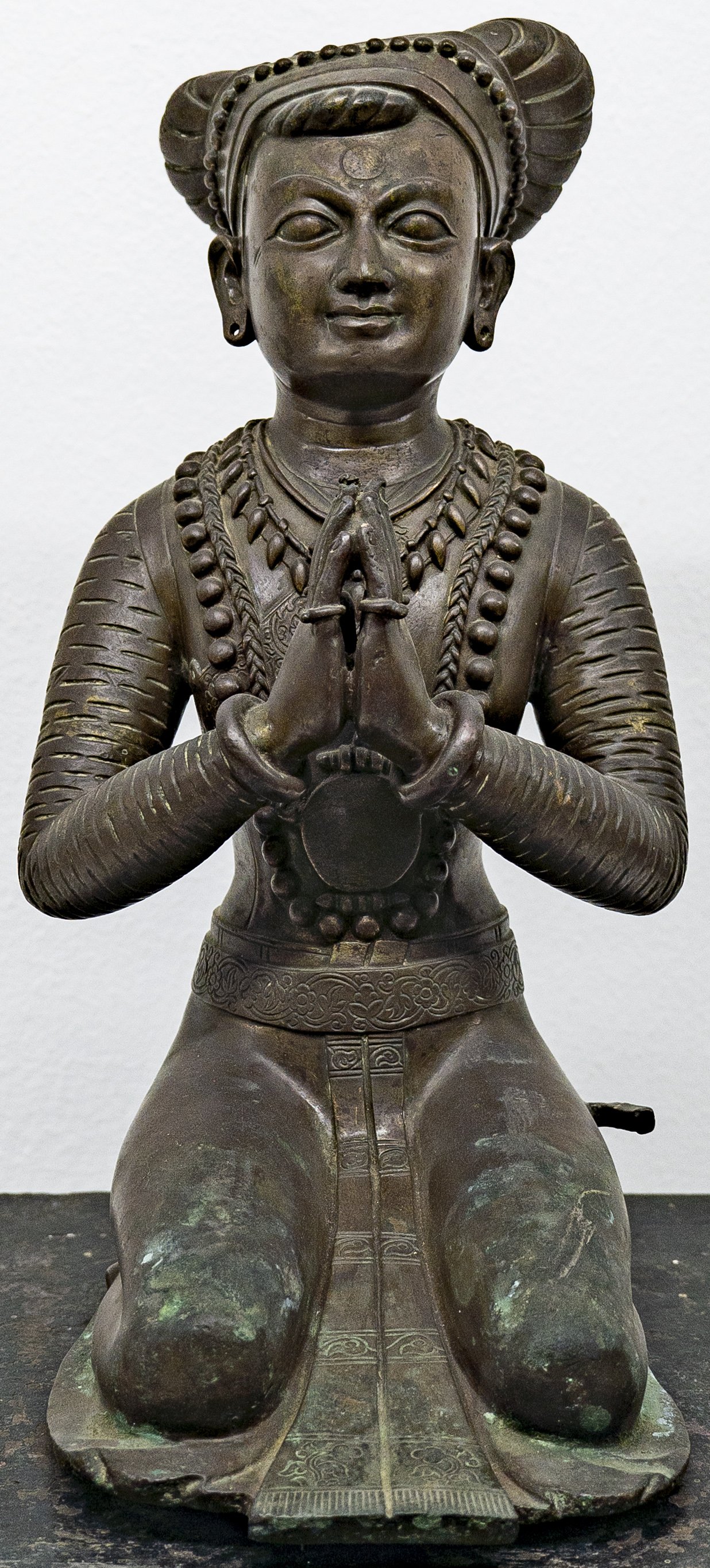 A Malla King [Hindu Bronze Sculptures (NMN)]