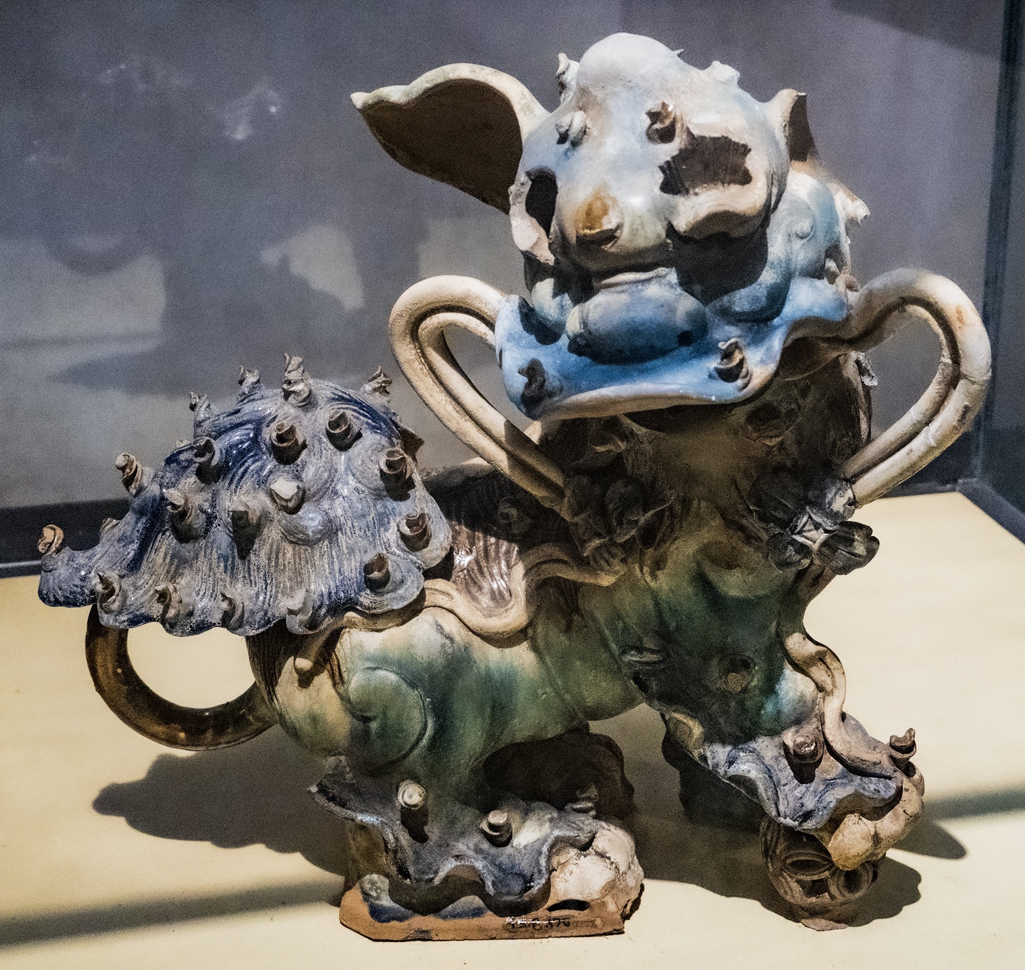 Asian Lion Sculpture