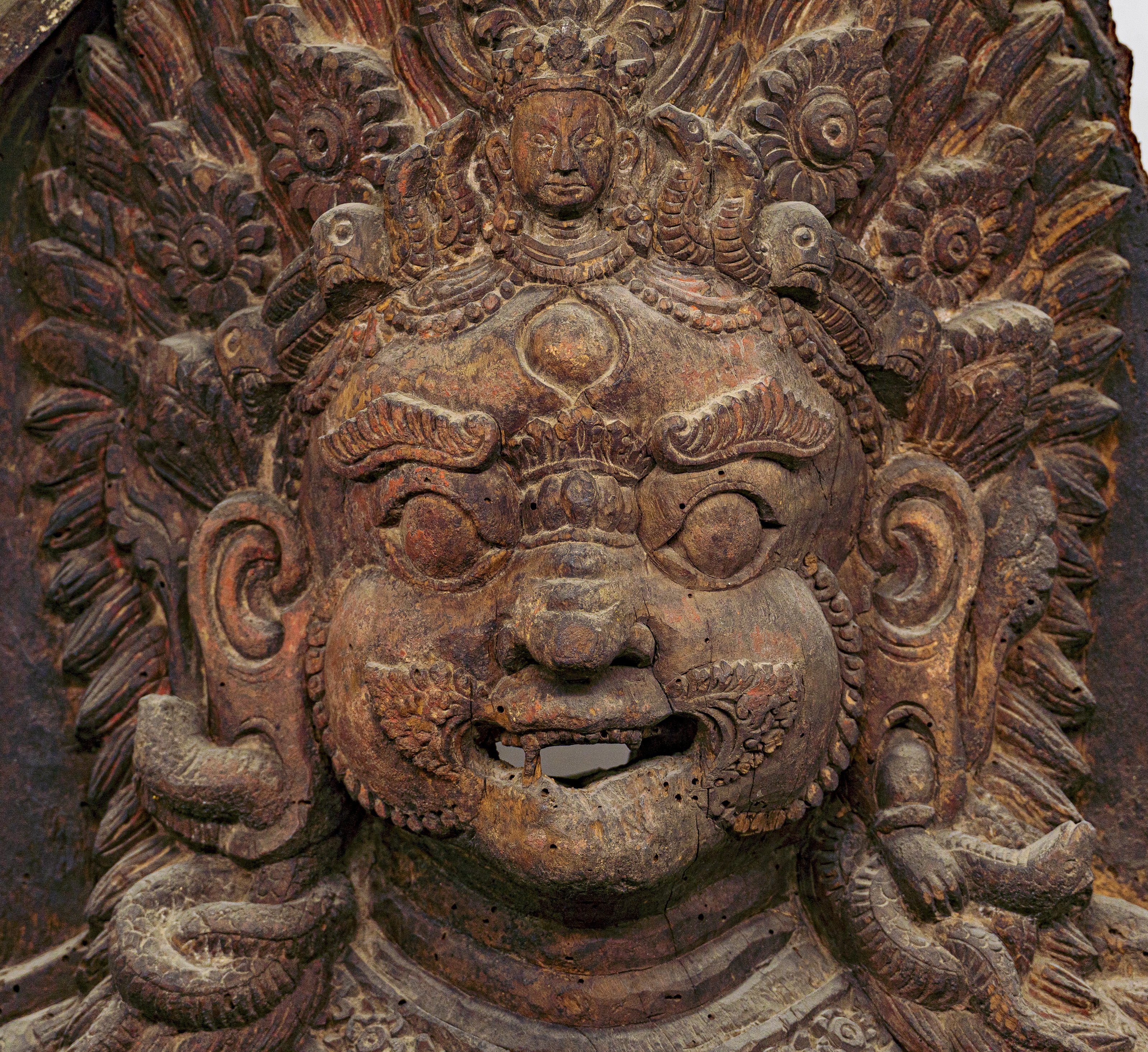 Bhairav (detail of head)