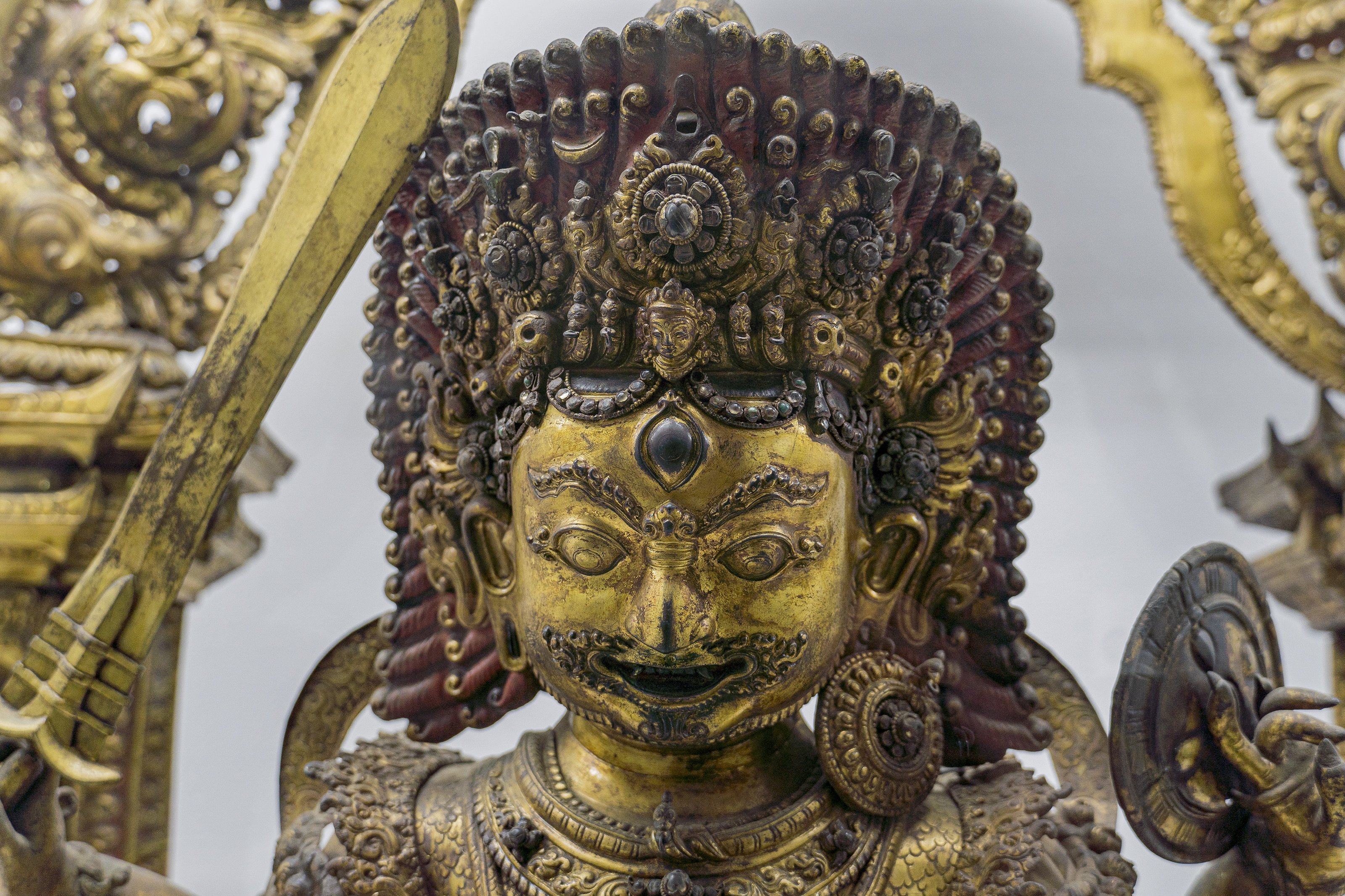 Bhairav (detail of head)