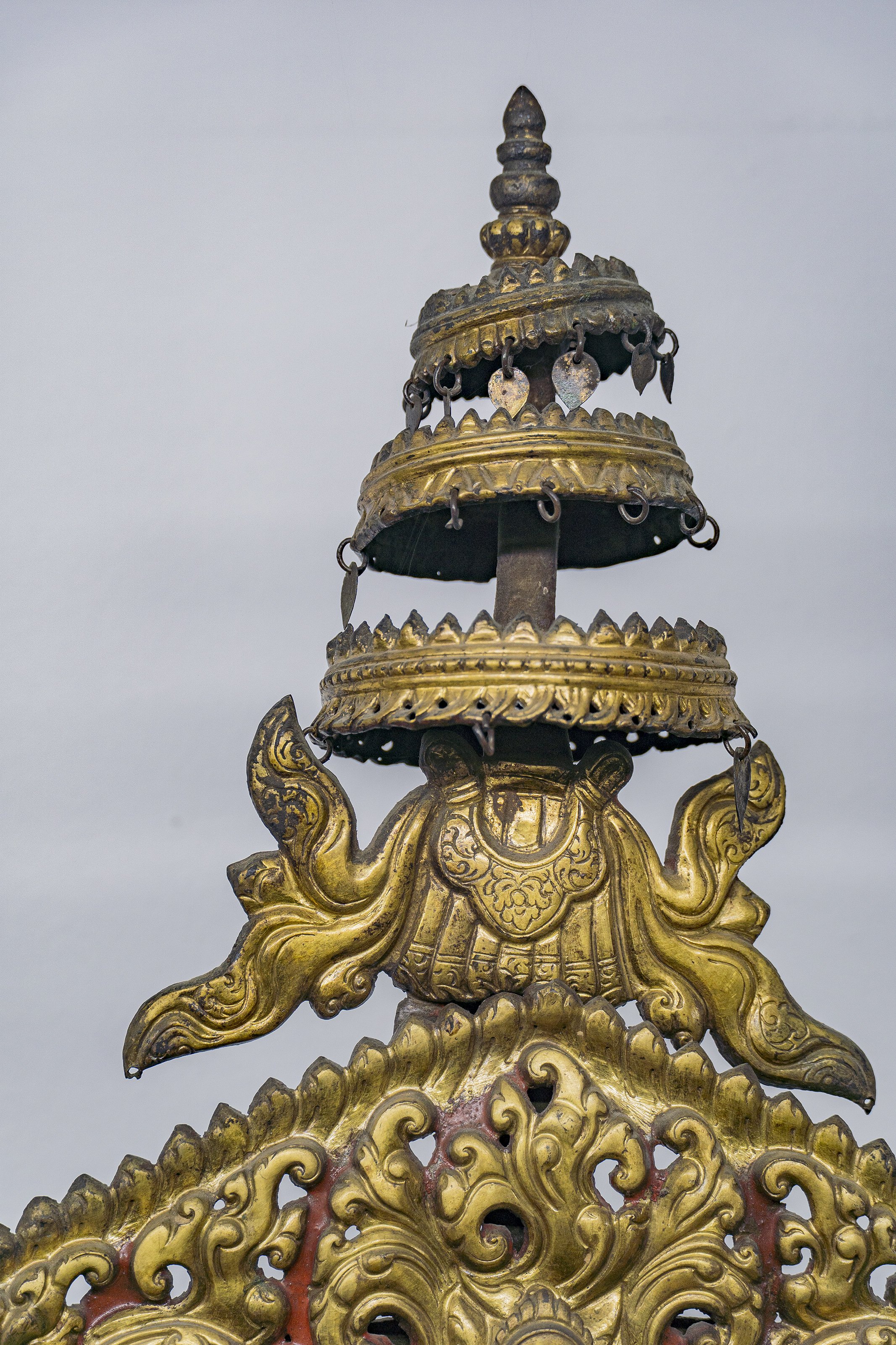 Bhairav (detail of torana peak)