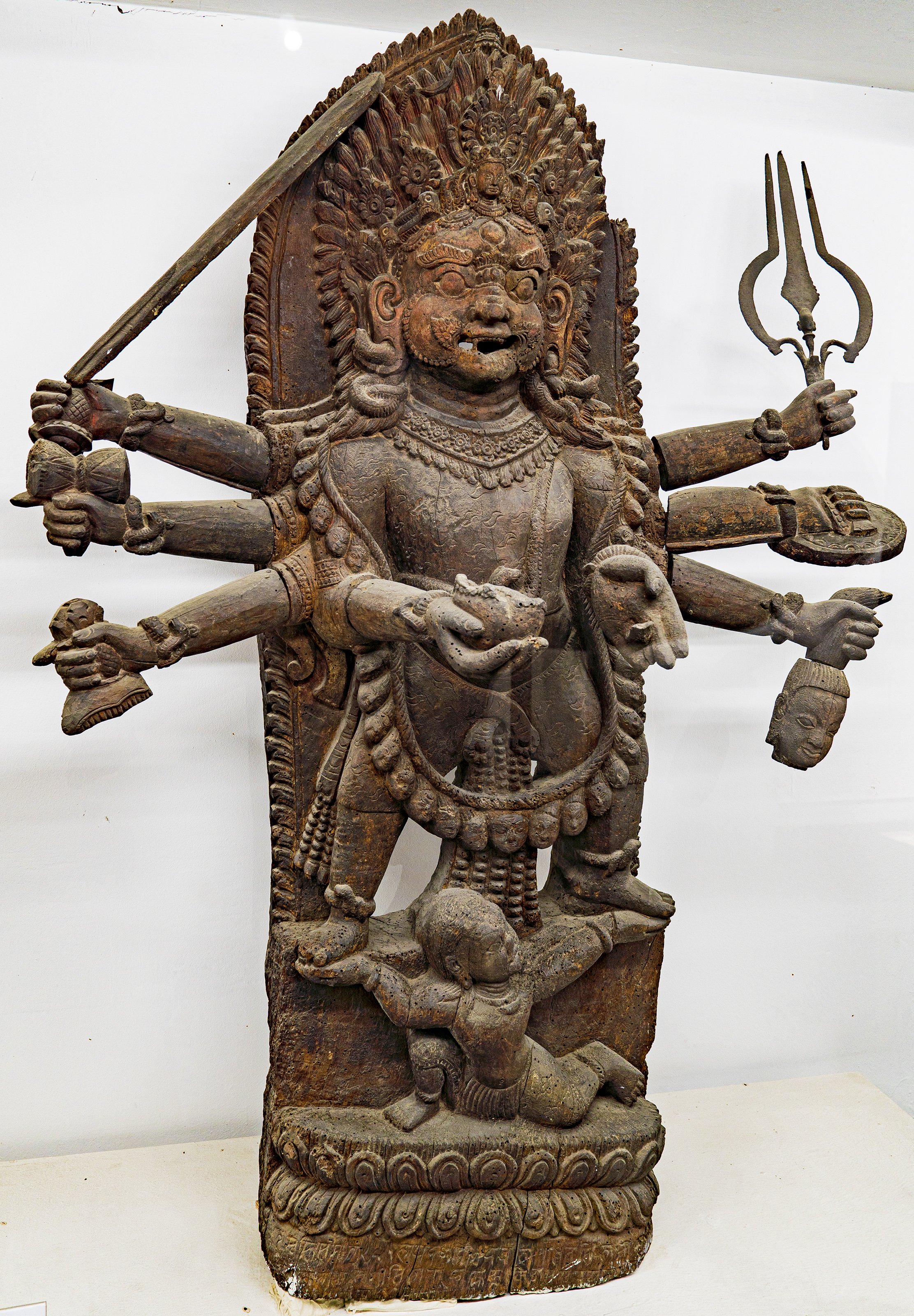 Bhairav with attributes