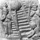Figure 112. Descent from the Trayastrimsha Heaven (Gandhara)