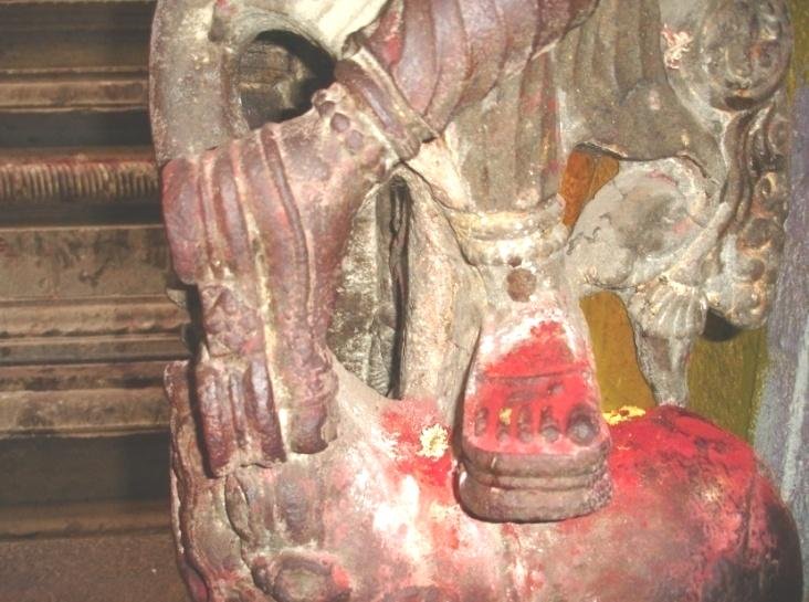 Figure 37. Enlarged view of her feet