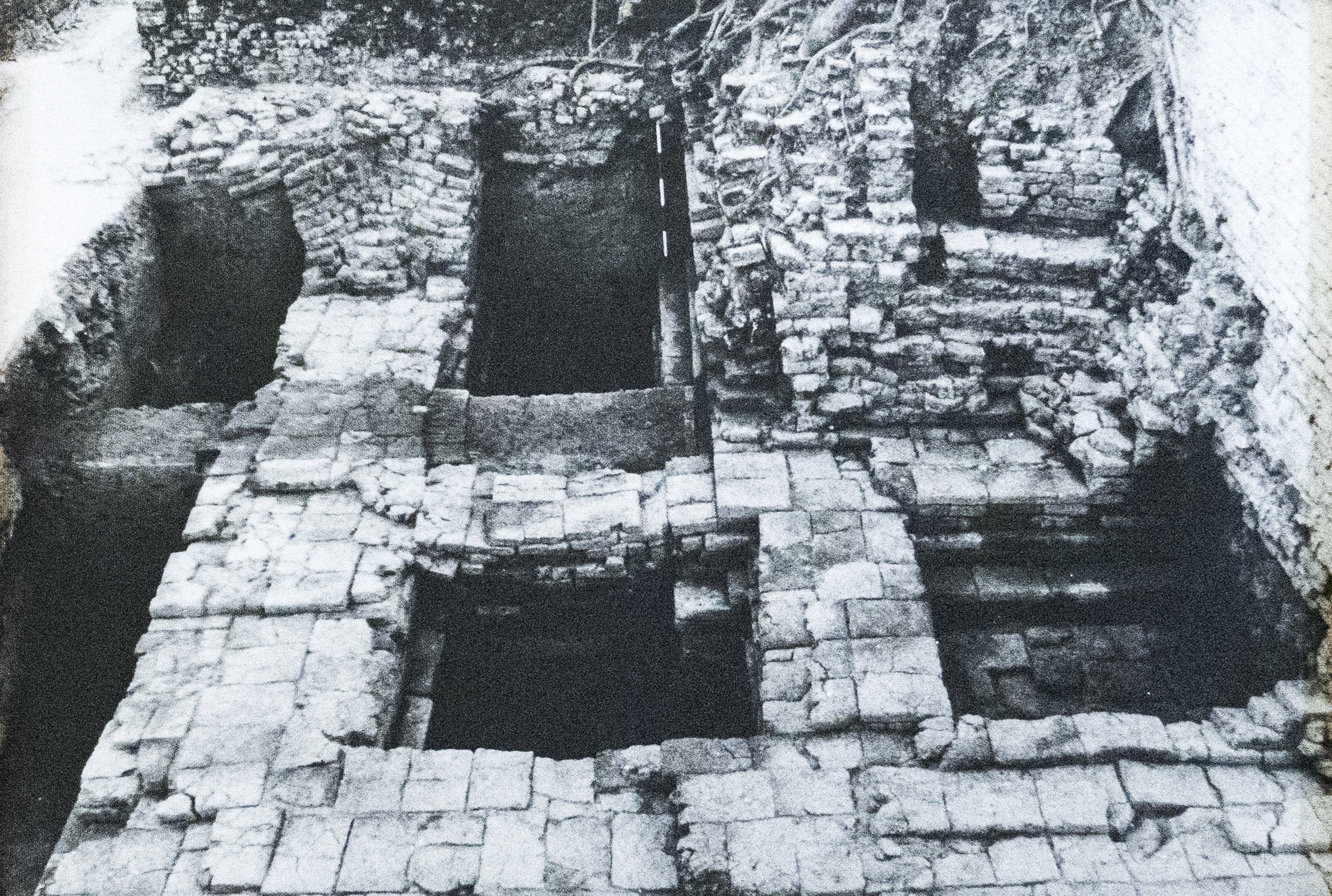 Excavated site of Lumbini