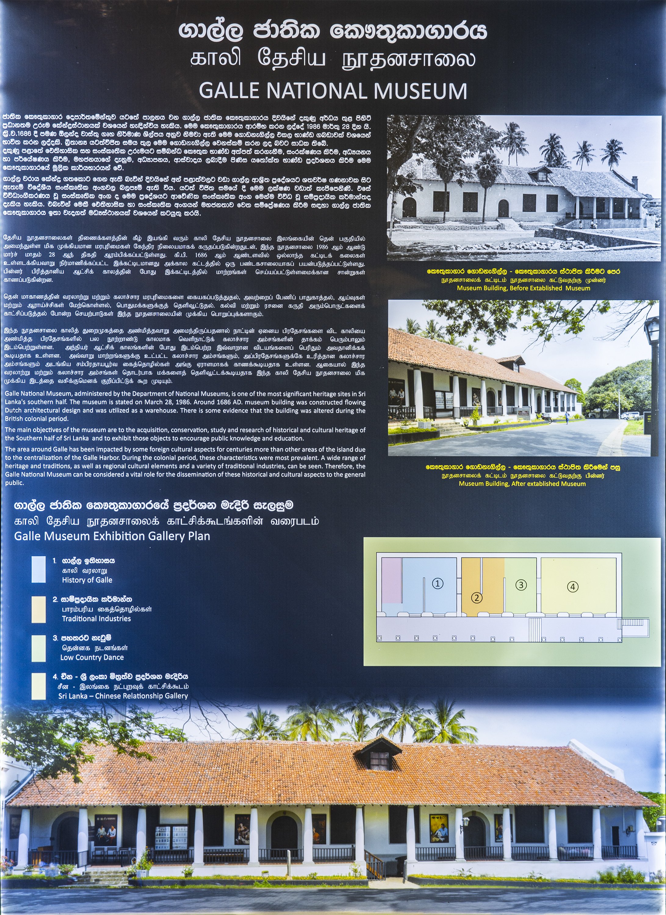 Galle National Museum (floor plan)