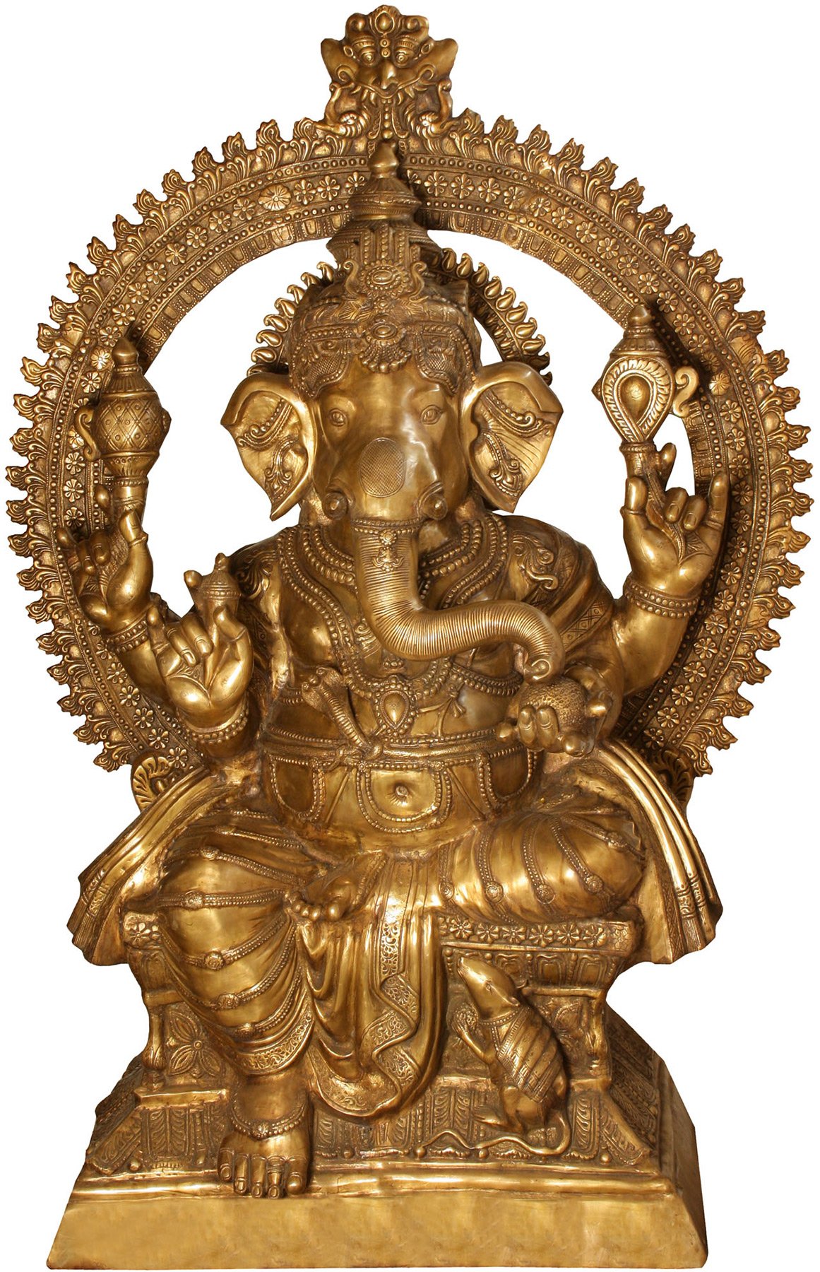 Ganesha (brass statue) [Hindu Sculptures (EIA)]