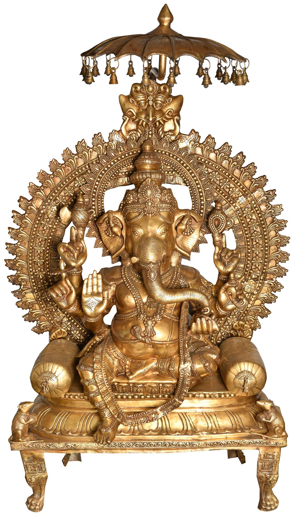 Ganesha (sitting on throne)