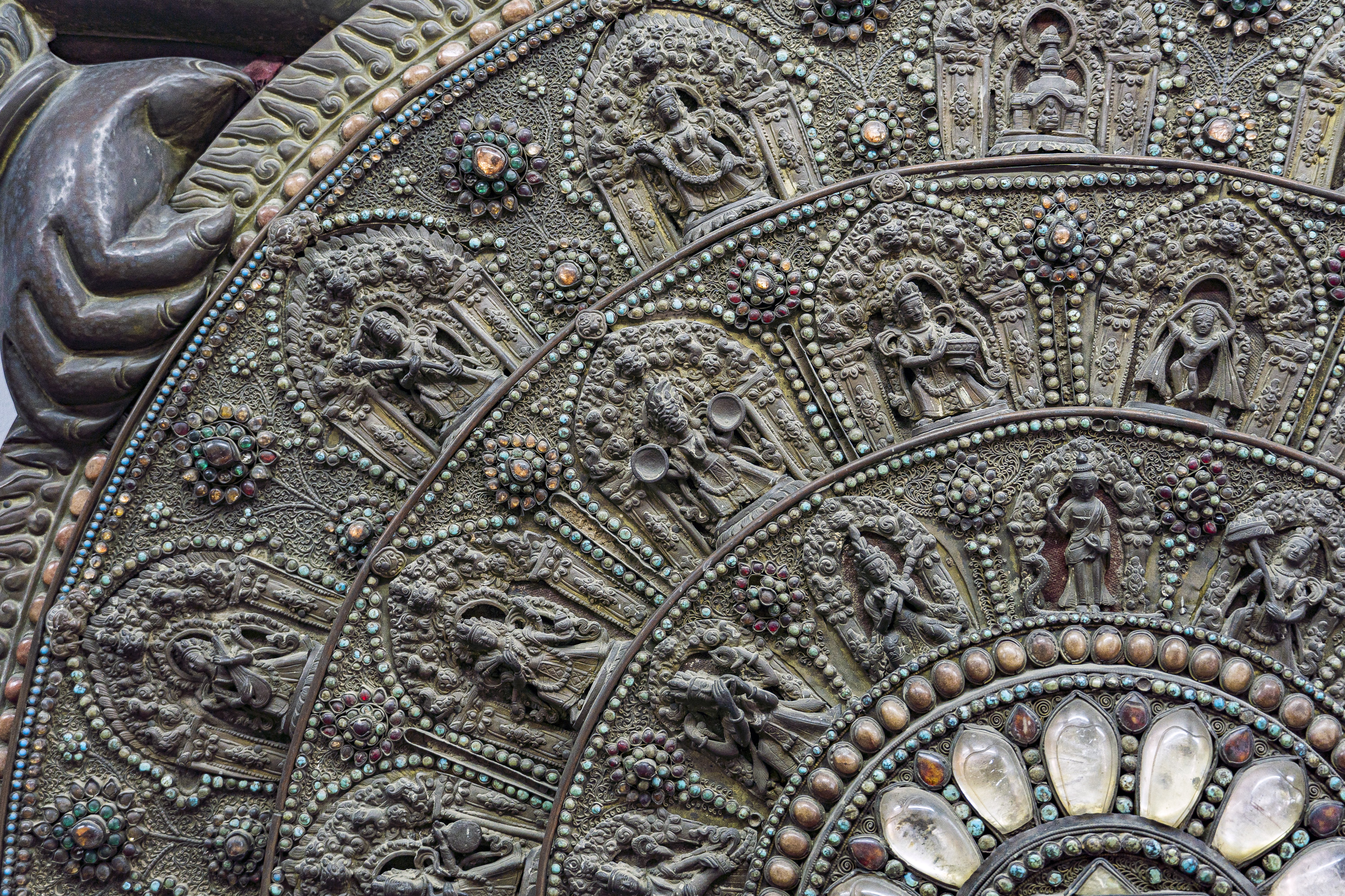 Hayagriva Lokesvara (detail of hand)