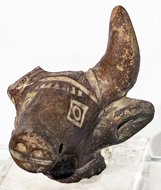 Head of Bull sculpture