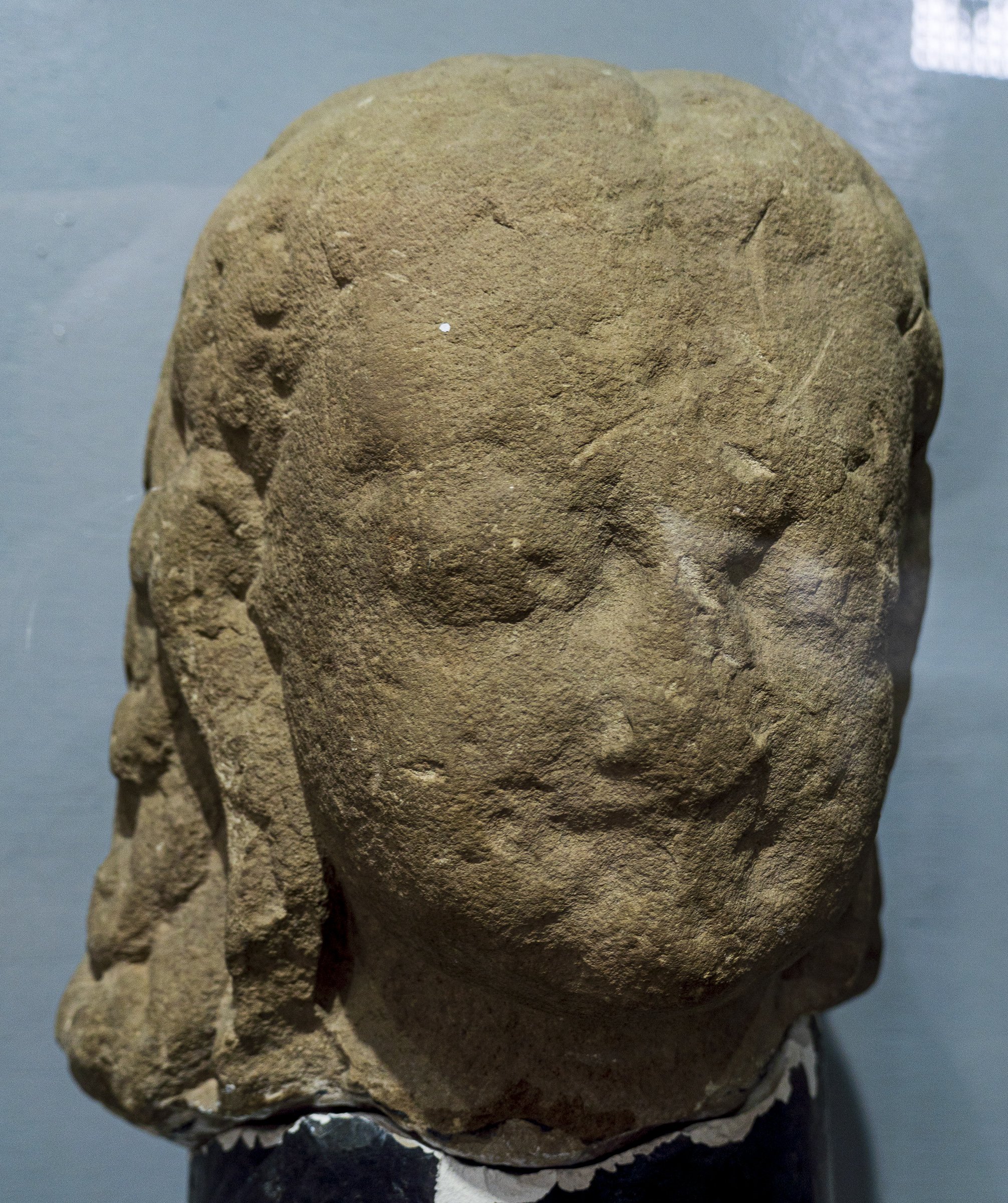 Head of Shiva sculpture