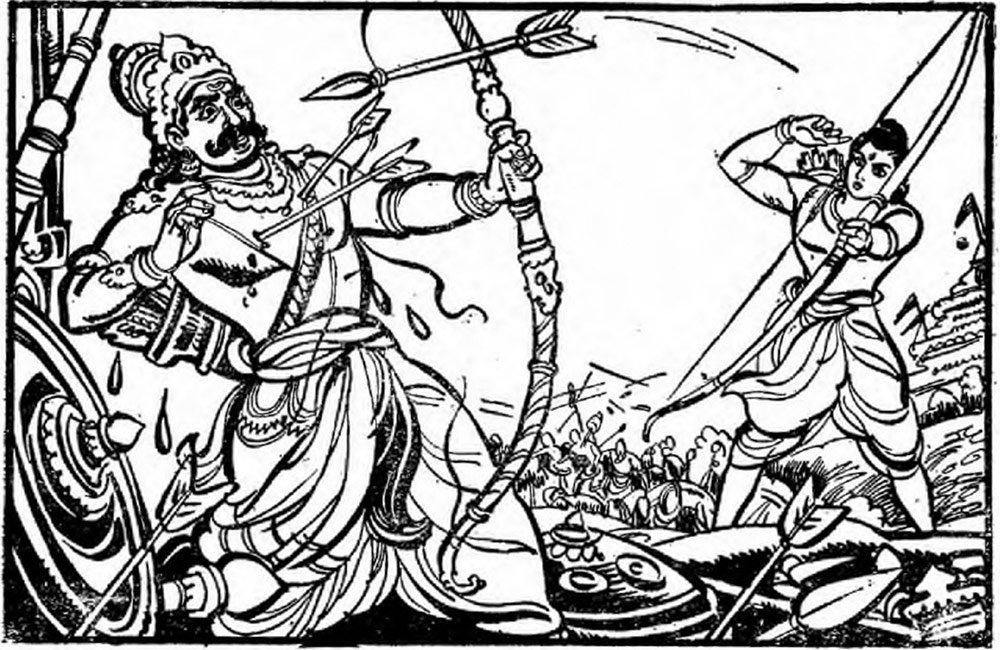Children’s Illustrated Ramayana: Figure 55