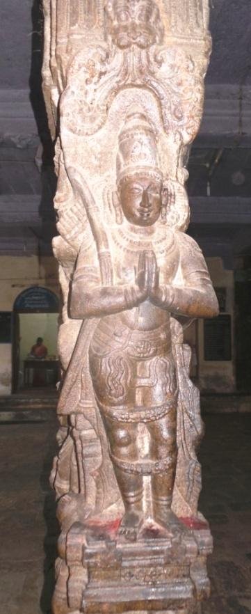 Figure 261. Laksmana holding Rama’s Dhanusa