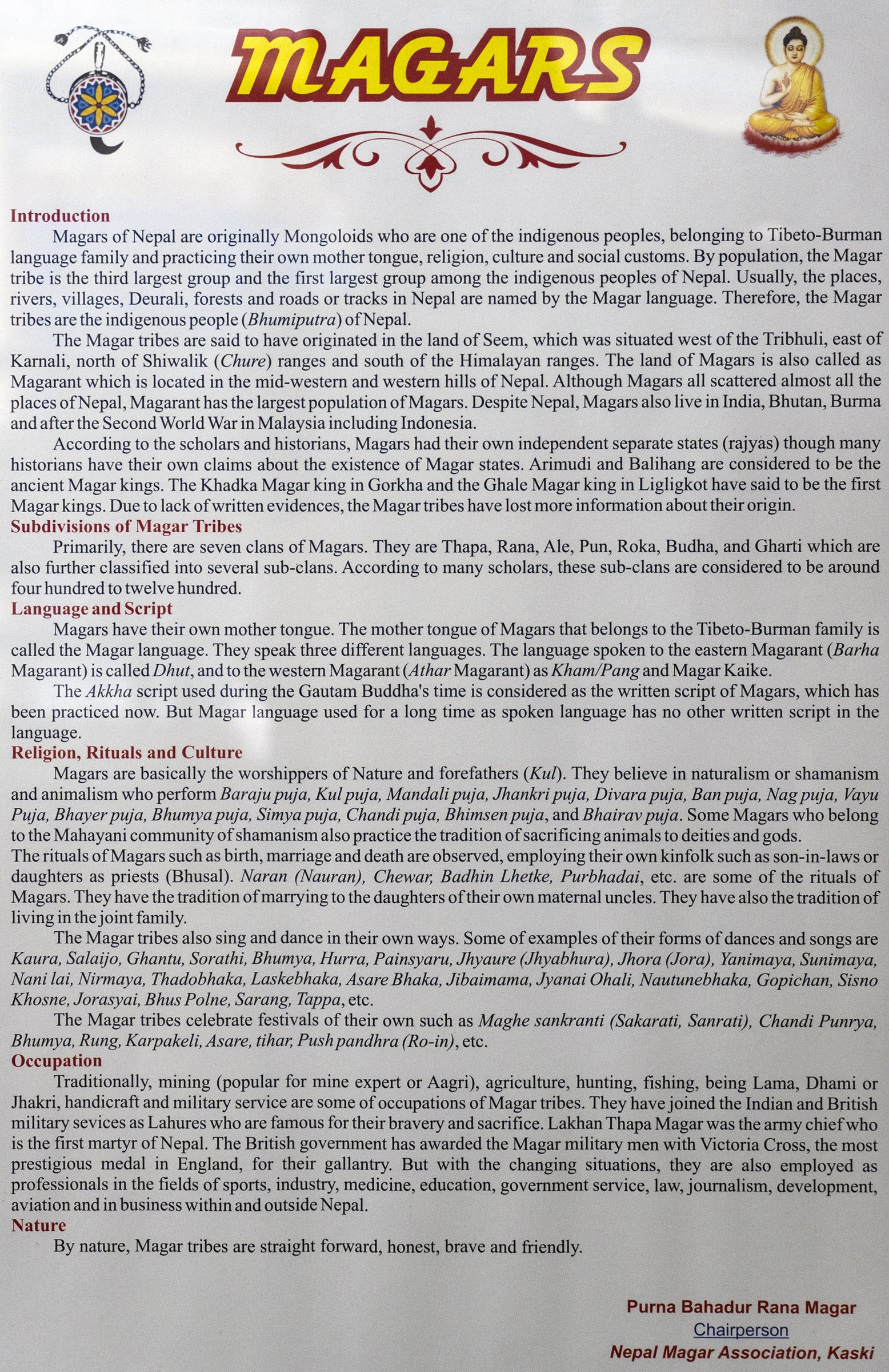 Magar cultural information