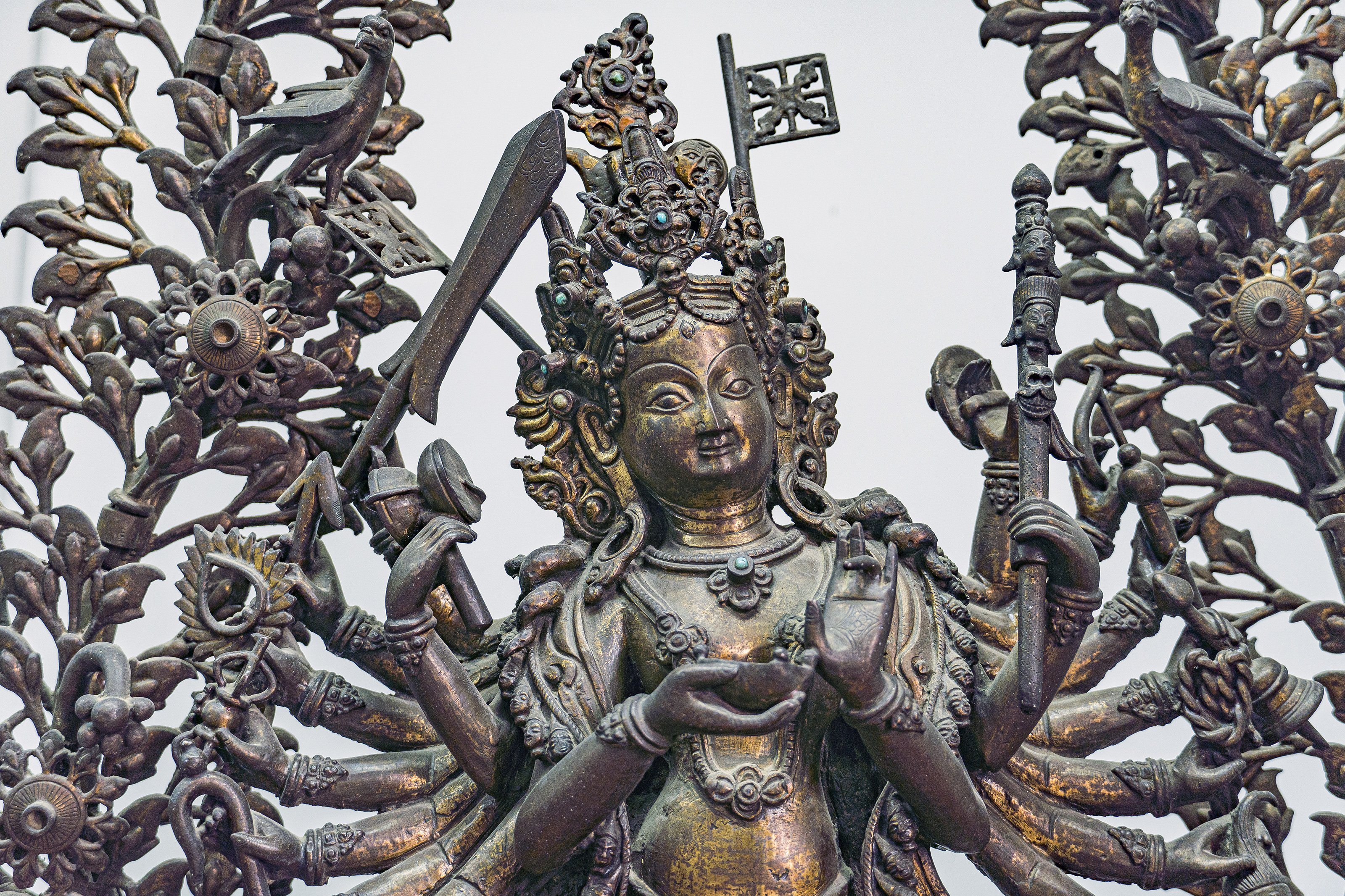 Mahishasura Mardini (detail of head)