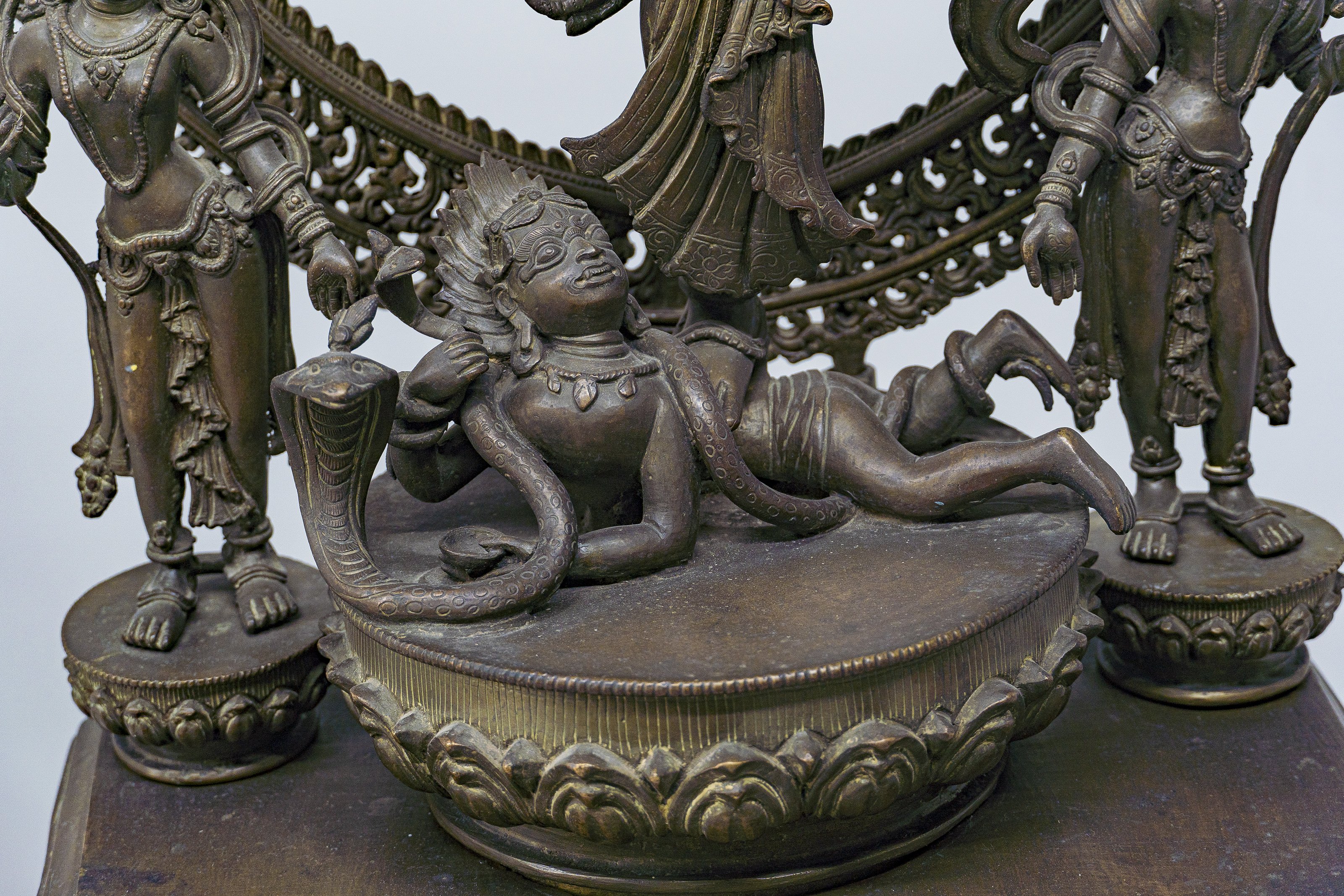 Nataraja Shiva (detail of base)