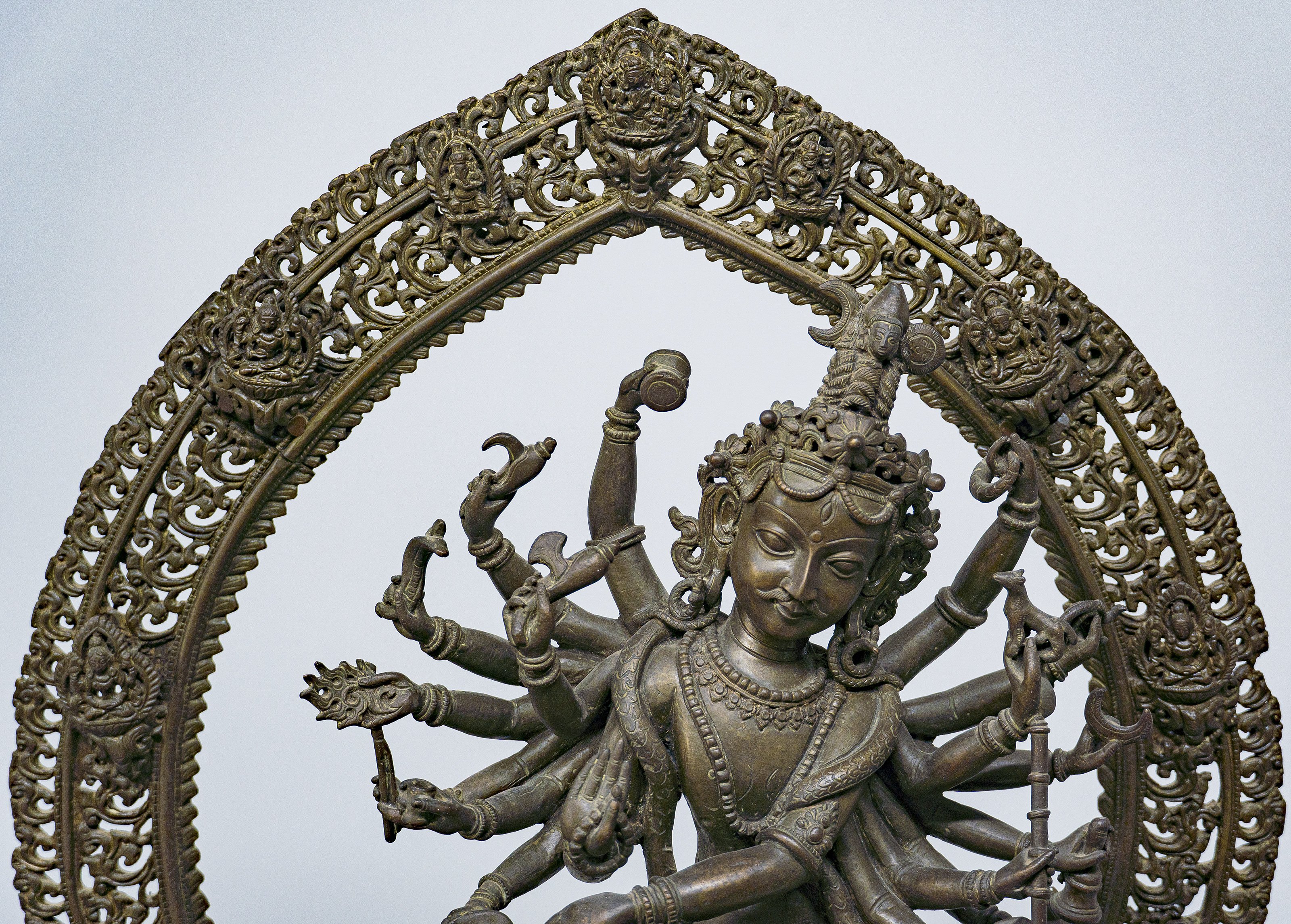 Nataraja Shiva (detail of head)