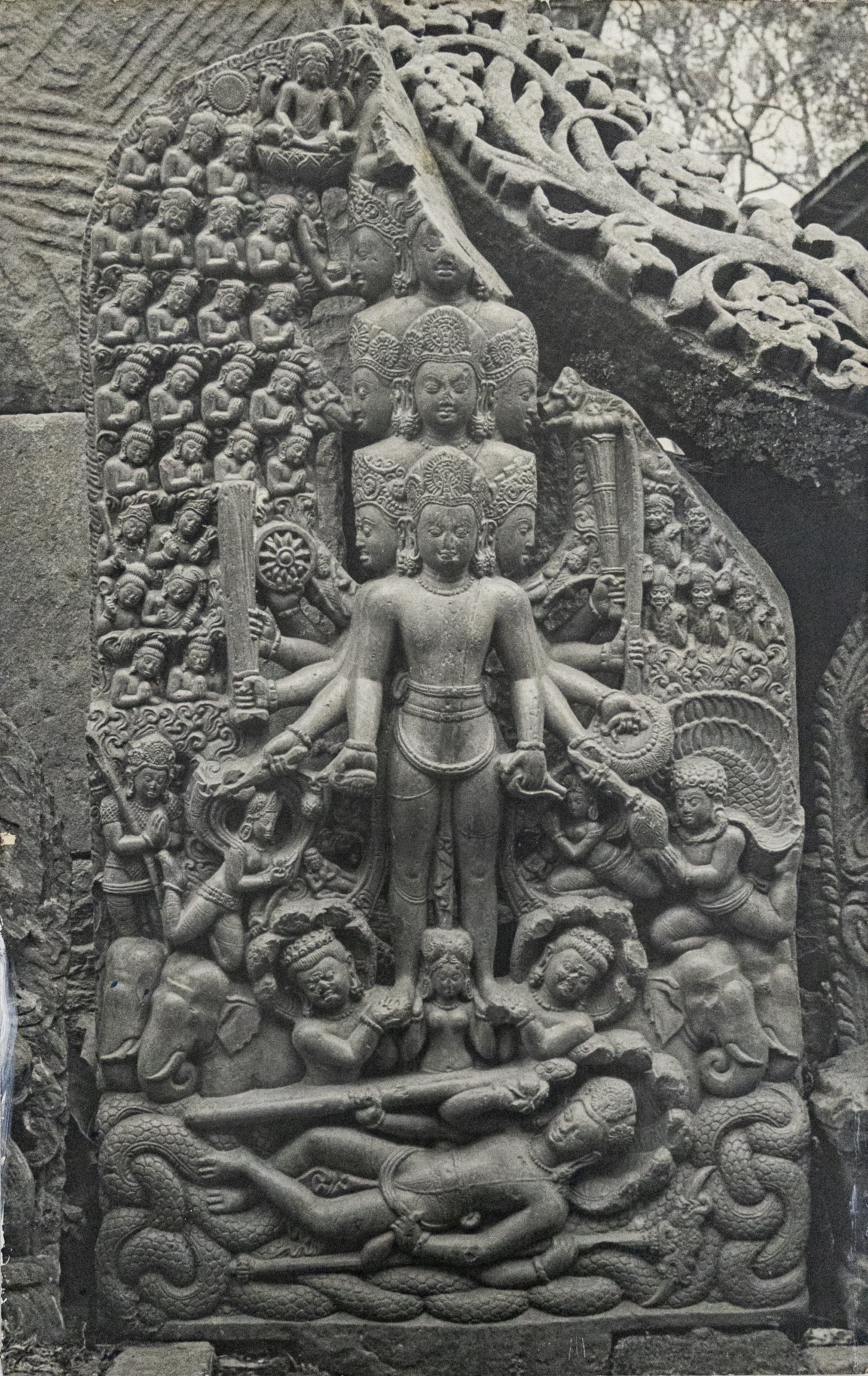 Photograph of ancient stone tablet