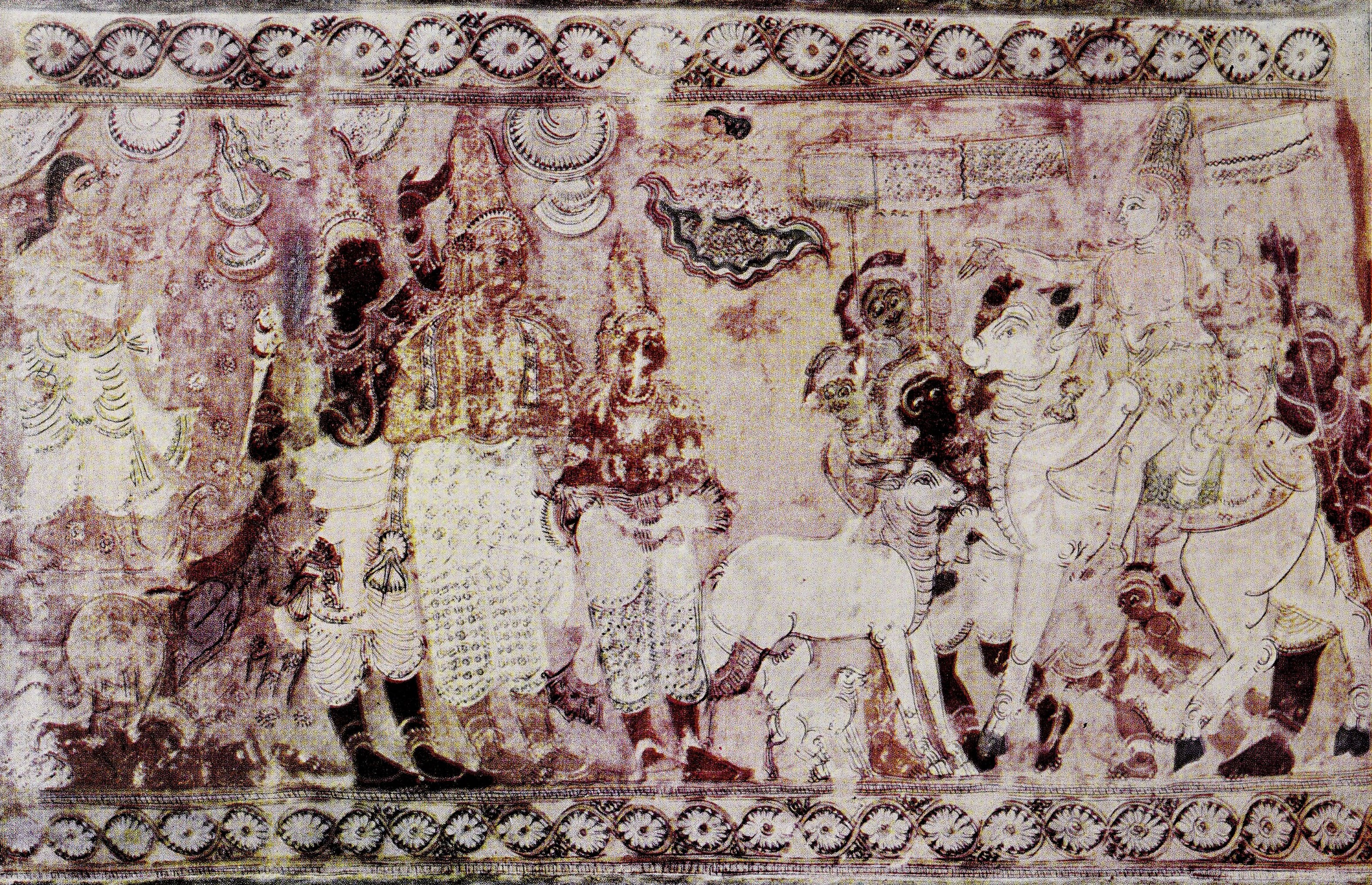 Plate 10: Shiva blessing Manunitikonda