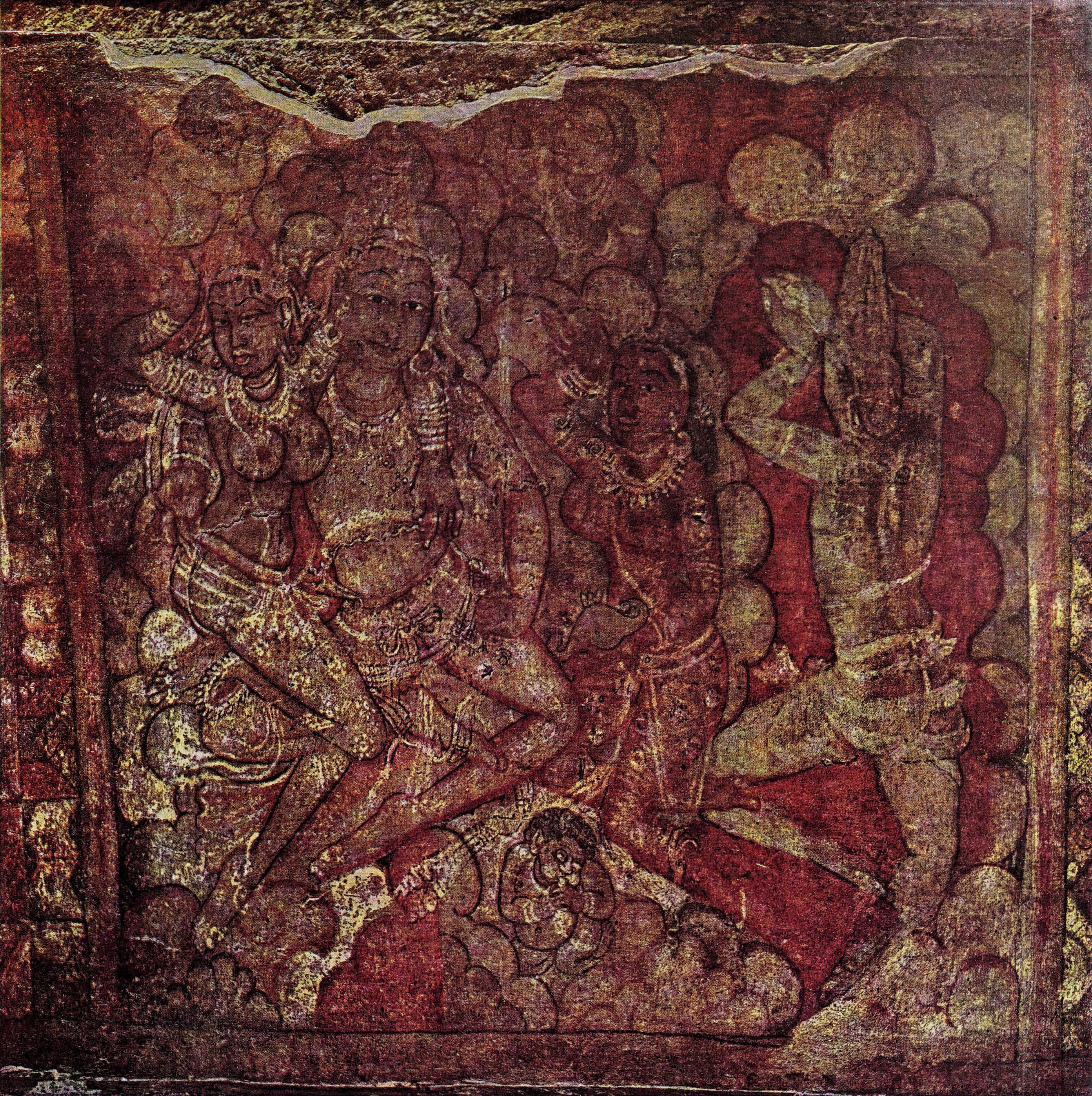 Plate 3: Flying Vidyadharas (Ellora)